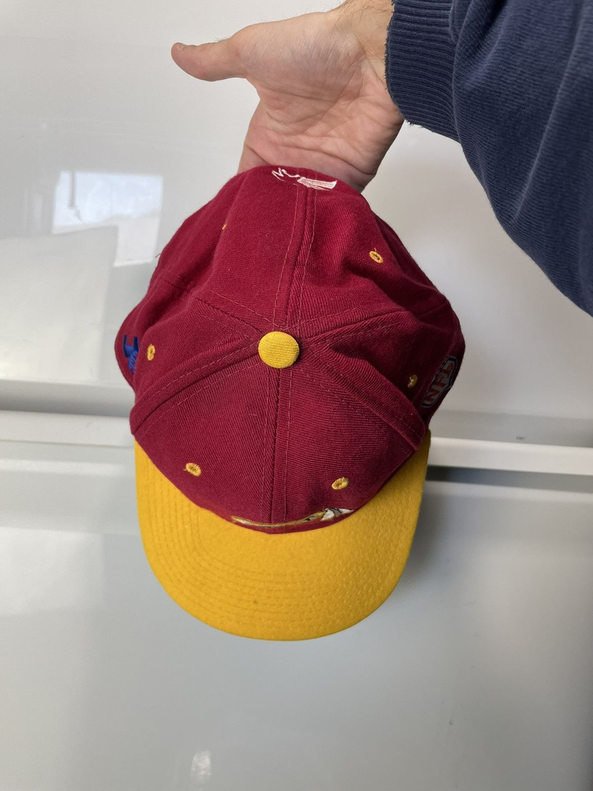 Starter Vintage Redskins Hat 7 1/7 Fitted Wool Starter 90s NFL Team Size ONE SIZE - 5 Thumbnail