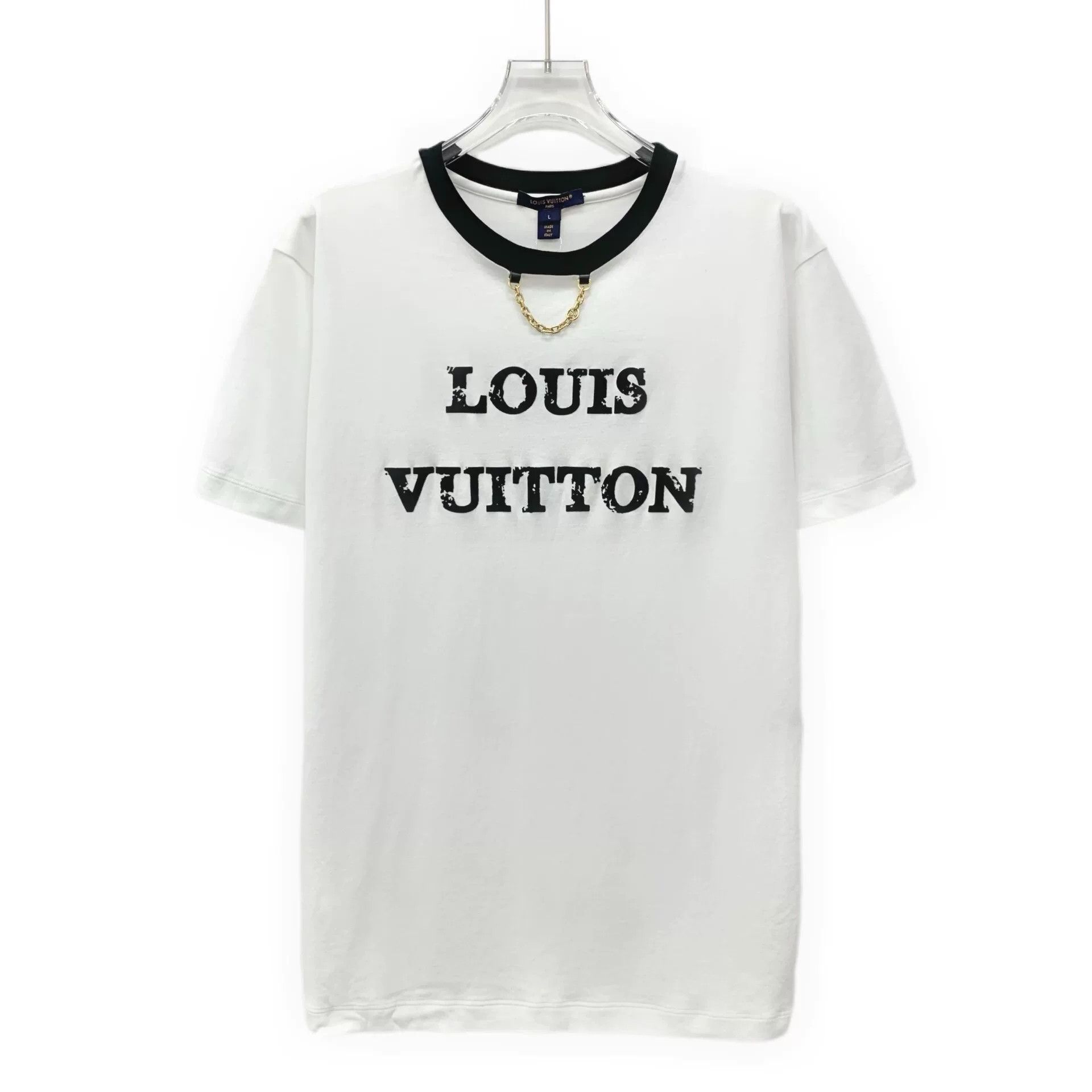 Louis Vuitton Louis Vuitton White T-Shirt L Men Size US L / EU 52-54 / 3 - 1 Thumbnail