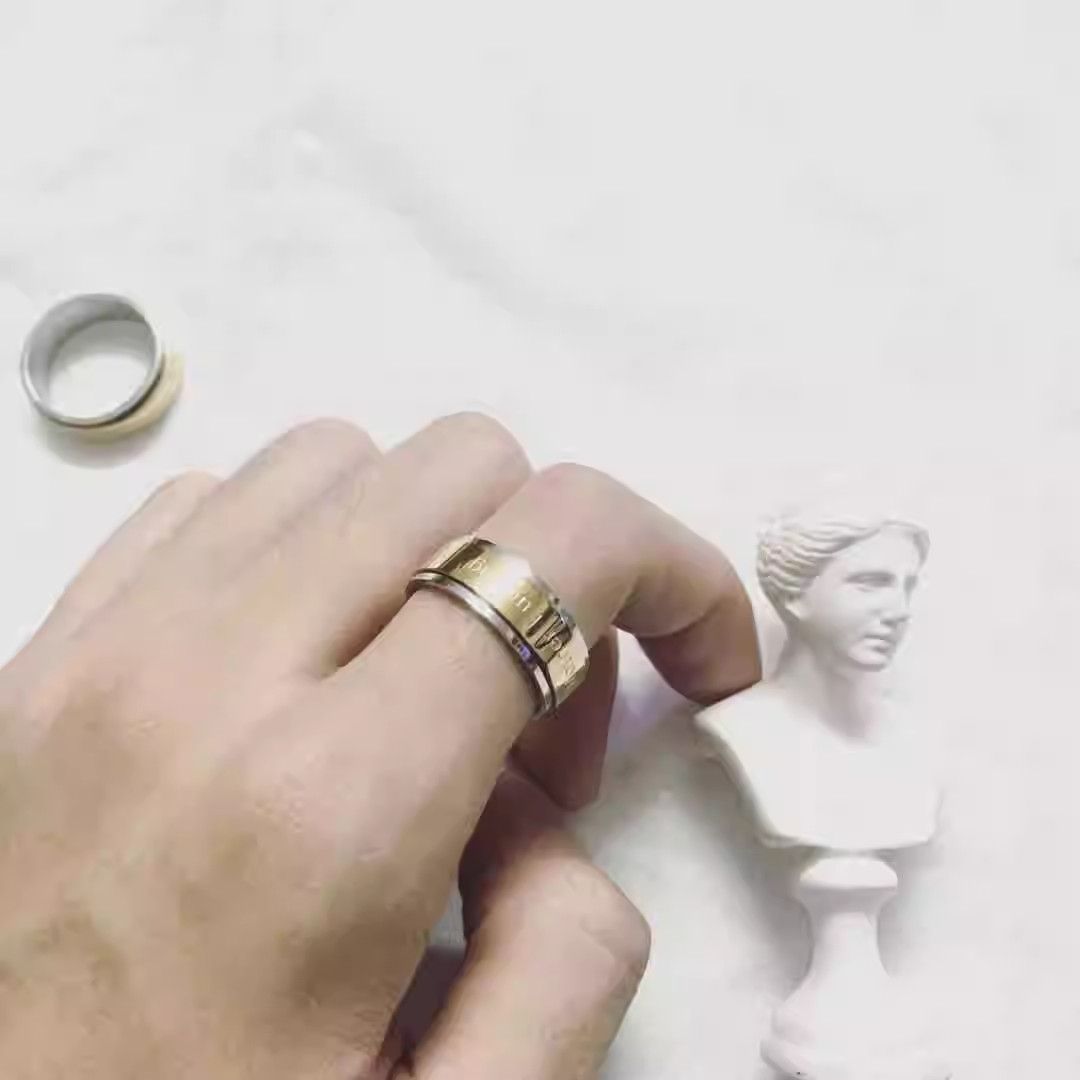 Jewelry Punk Jewelry Rings Open Size Chrome Ring (Size 7-13) Size ONE SIZE - 4 Thumbnail