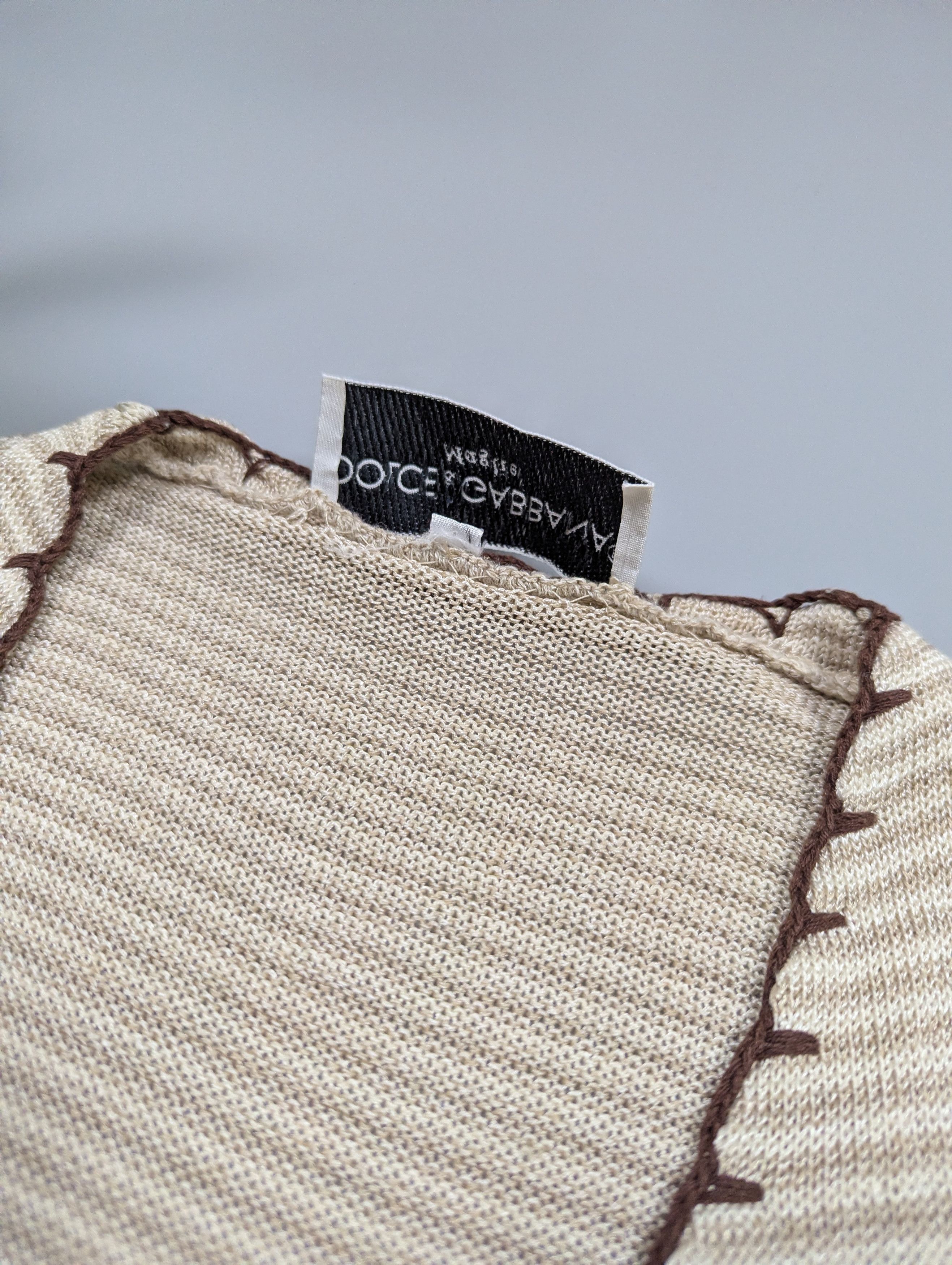 Dolce & Gabbana Archive Dolce & Gabbana Y2K Knit Vest Ethno Size M / US 6-8 / IT 42-44 - 7 Thumbnail