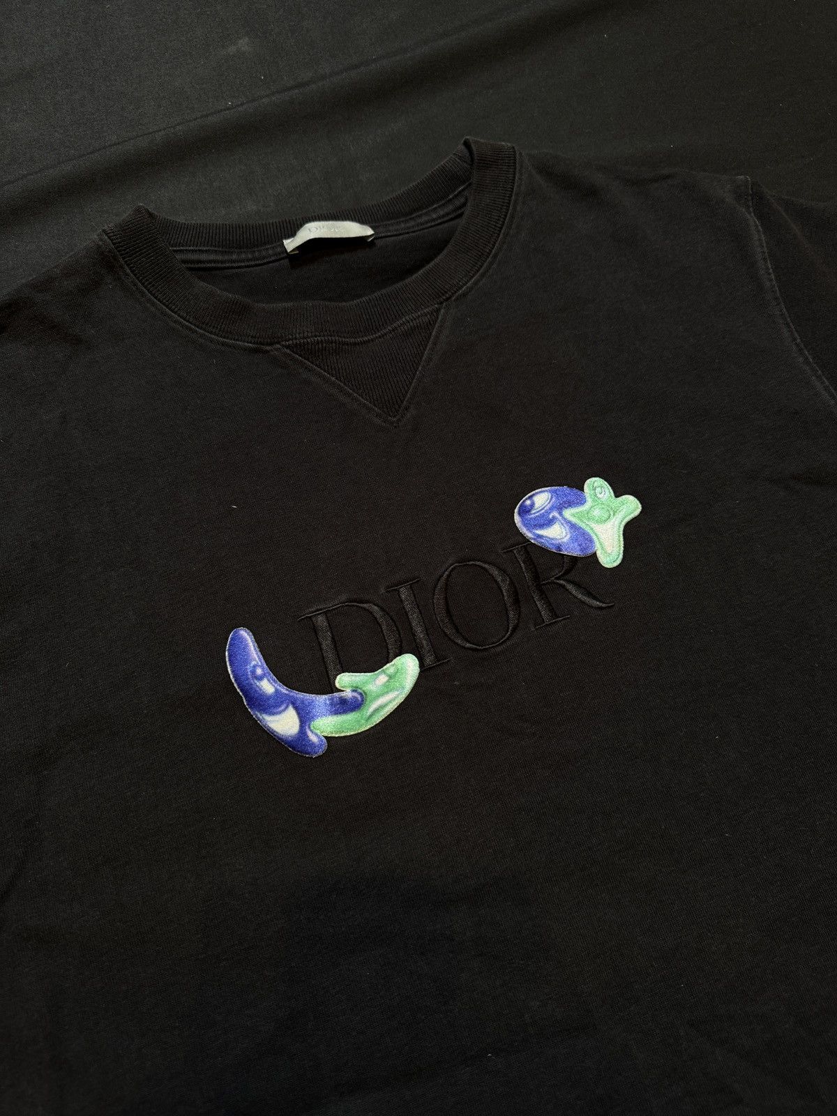 Dior Dior Kenny Scharf Logo Tee Eggplant Size US L / EU 52-54 / 3 - 2 Thumbnail