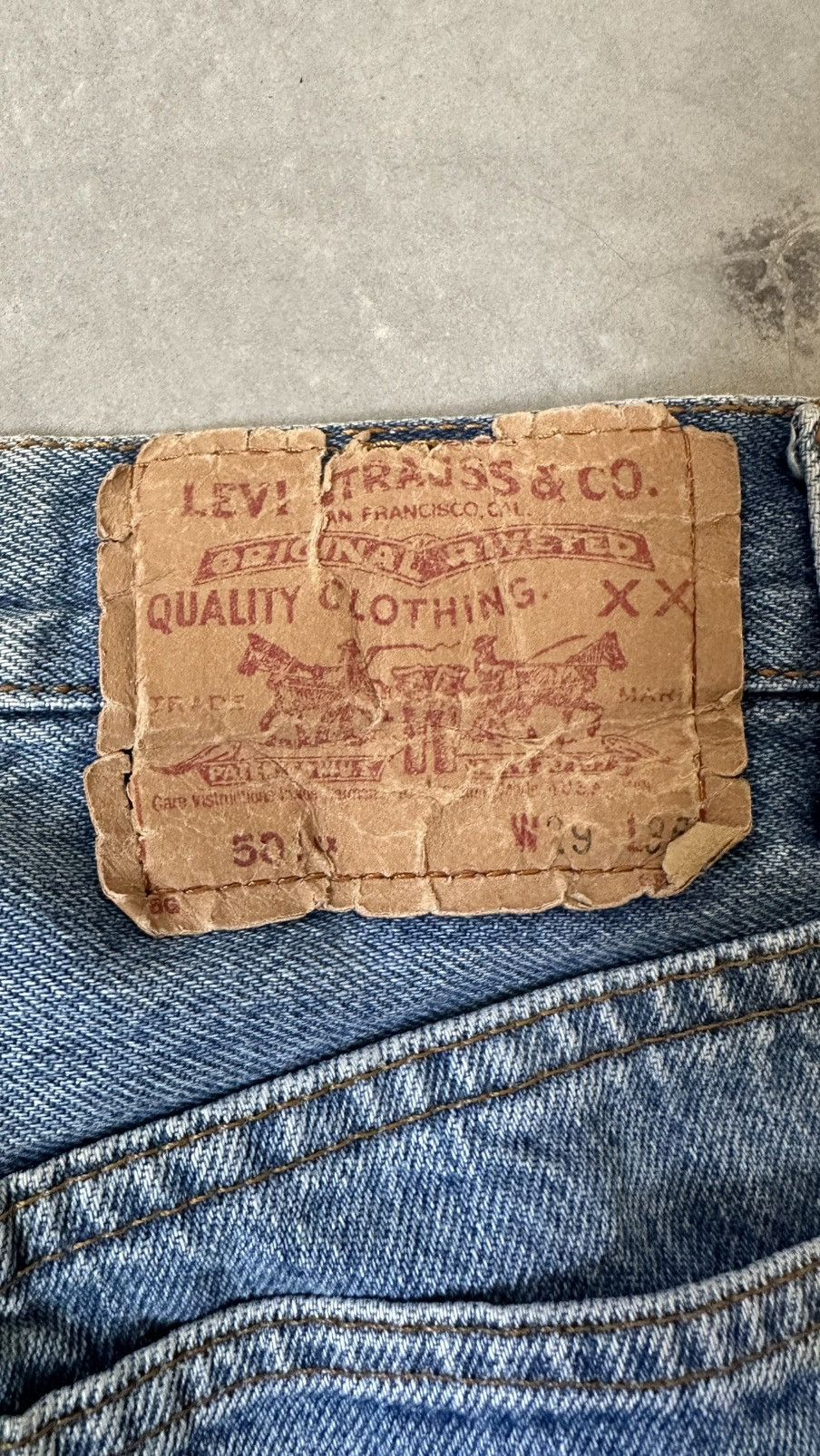 Levi's VINTAGE LEVIS 501XX DENIM PANT Size US 28 / EU 44 - 16 Thumbnail