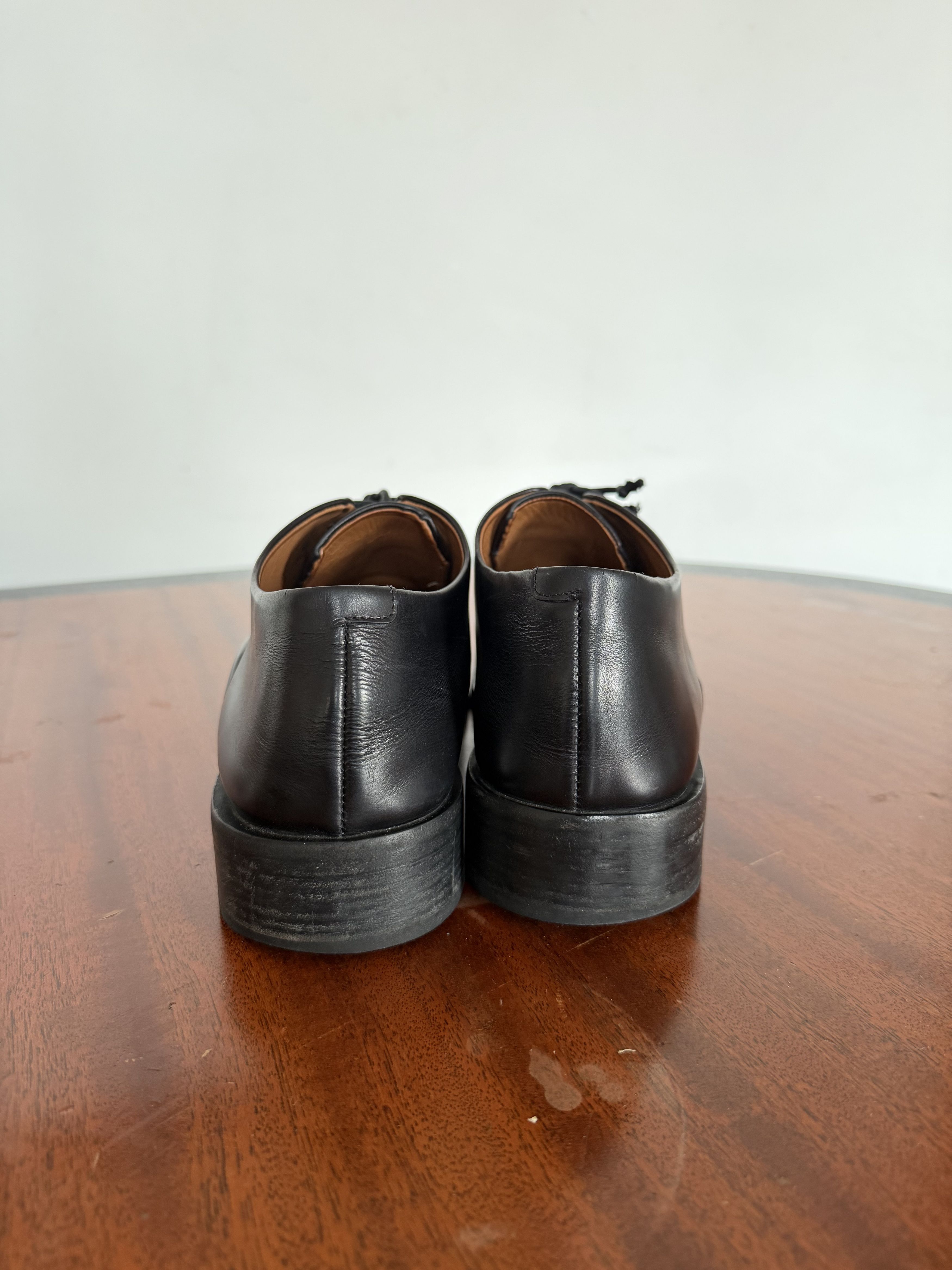 Marsell Marsell Black Square Toe Derby Shoes Size US 11 / EU 44 - 5 Thumbnail