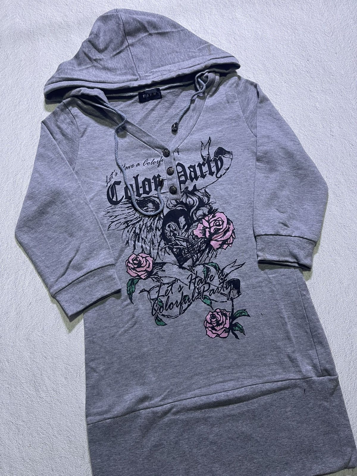 Japanese Brand Y2K FJER hoodies women ifsixwasnine style Size M / US 6-8 / IT 42-44 - 2 Thumbnail