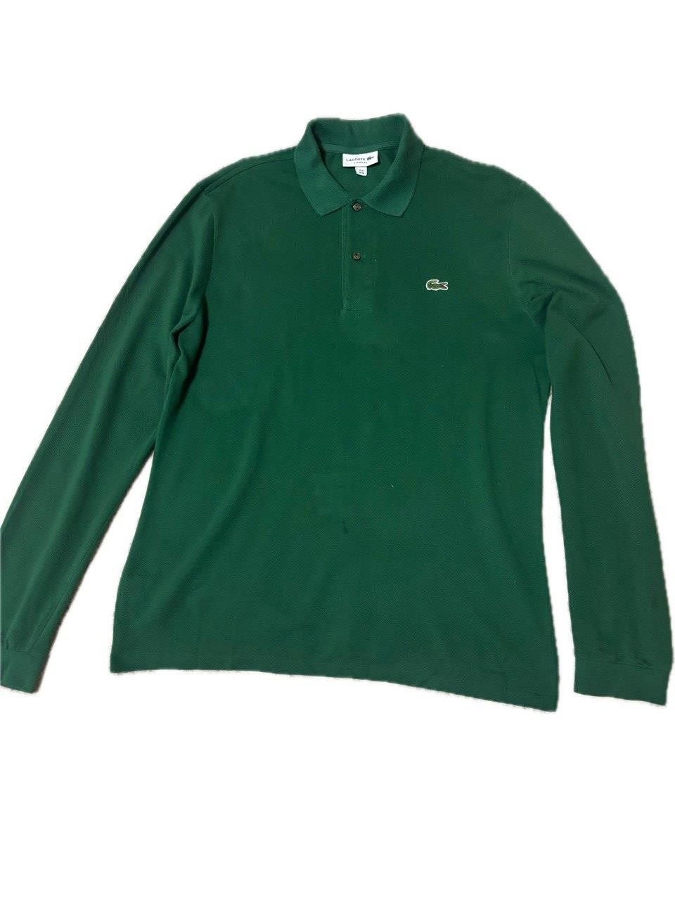 Lacoste Lacoste Classic Fit Long Sleeve Polo – Green – Size M Size US M / EU 48-50 / 2 - 13 Thumbnail
