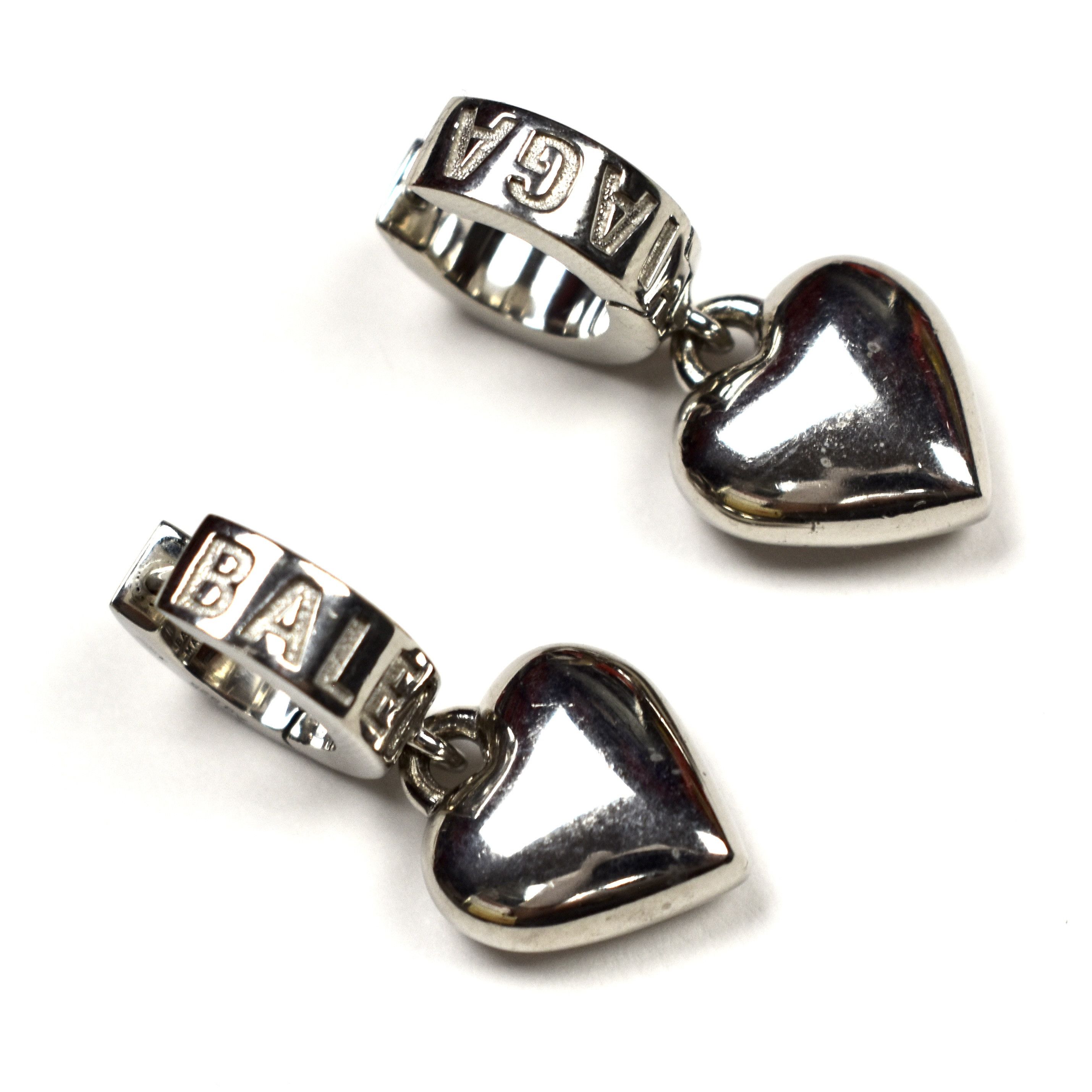 Balenciaga Balenciaga .925 Silver Sharp Heart Earrings NEW Size ONE SIZE - 5 Thumbnail