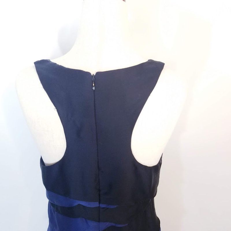 Other Shoshanna Silk mini cocktail dress sz 4 blue black Size S / US 4 / IT 40 - 4 Thumbnail