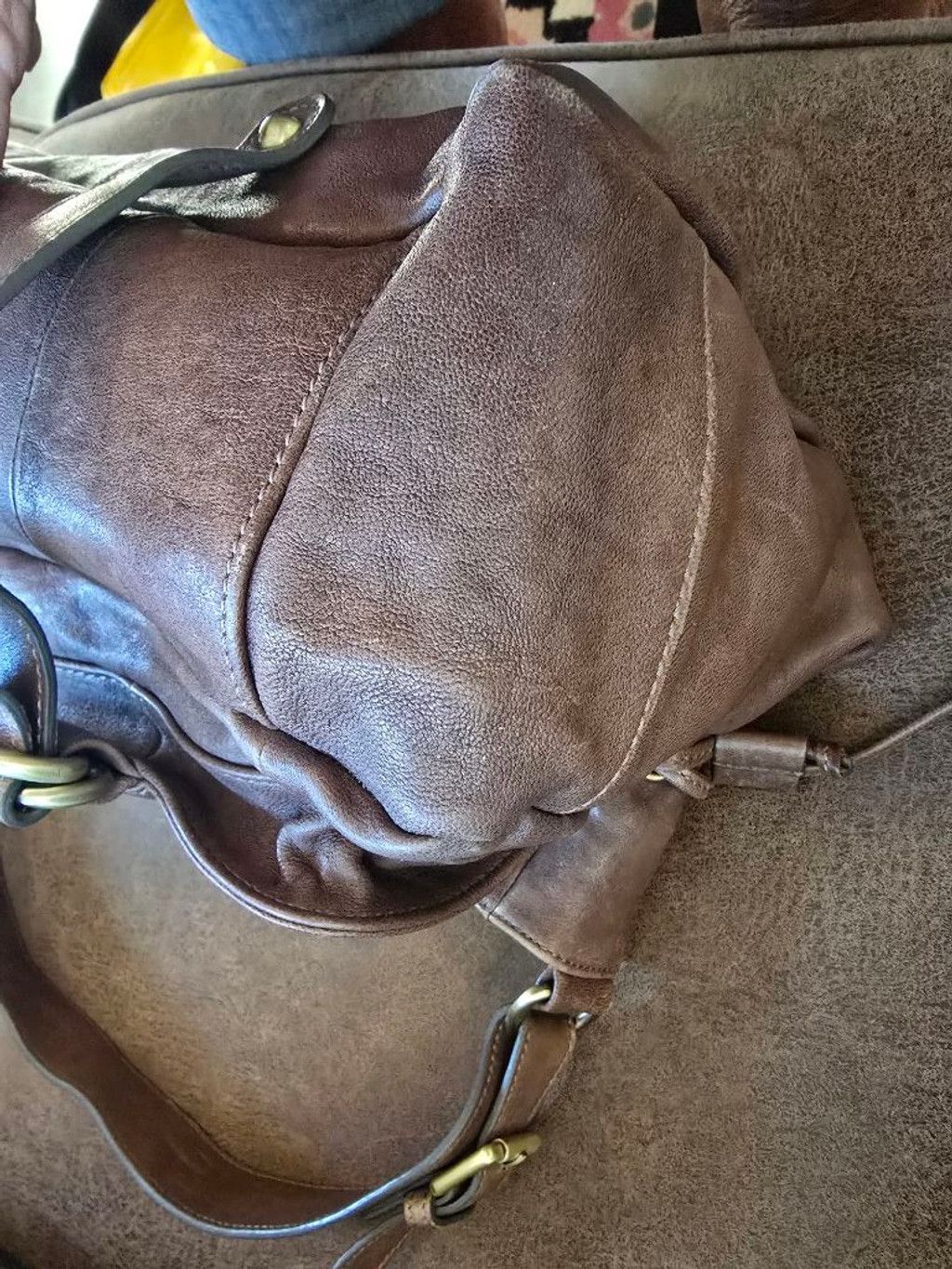 Other Women's Sorial Brown Leather Shoulder Bag One Size Size ONE SIZE - 4 Thumbnail
