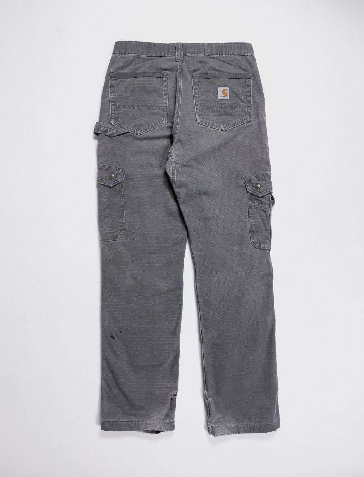 Carhartt Vintage Carhartt Flannel Double Knee Cargo Work Pants Size US 31 - 17 Thumbnail