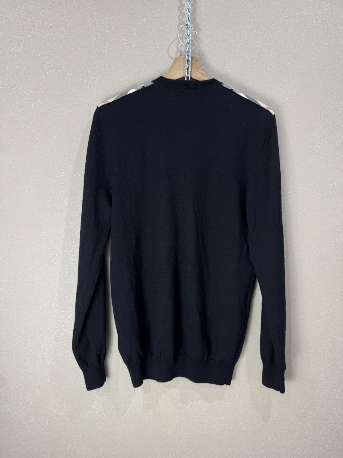 Burberry Vintage Burberry Brit Sweater Nova Check Rare Size US L / EU 52-54 / 3 - 2 Thumbnail
