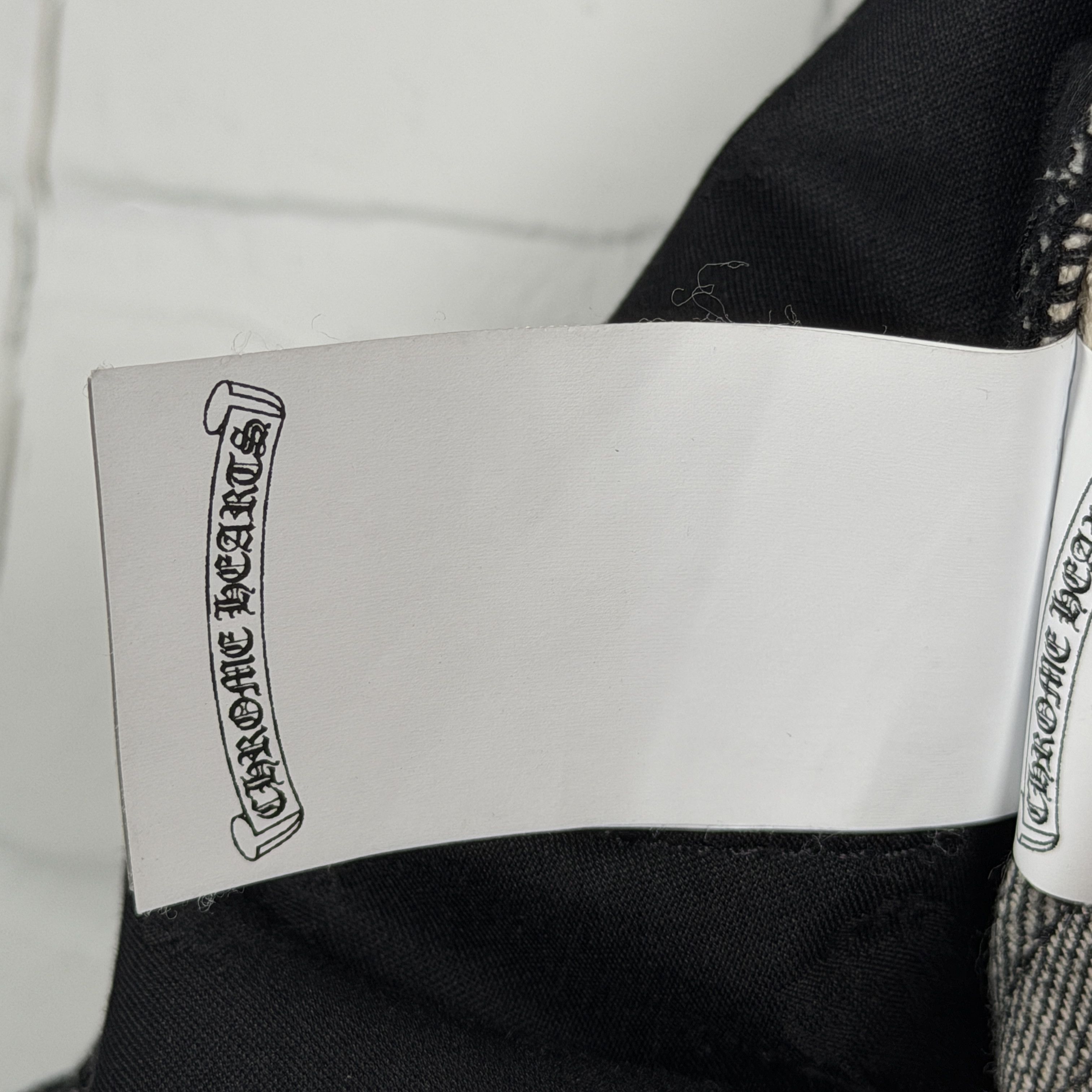 Chrome Hearts Chrome Hearts Fleur Knee Black Star Patch Jeans Size US 32 / EU 48 - 18 Thumbnail