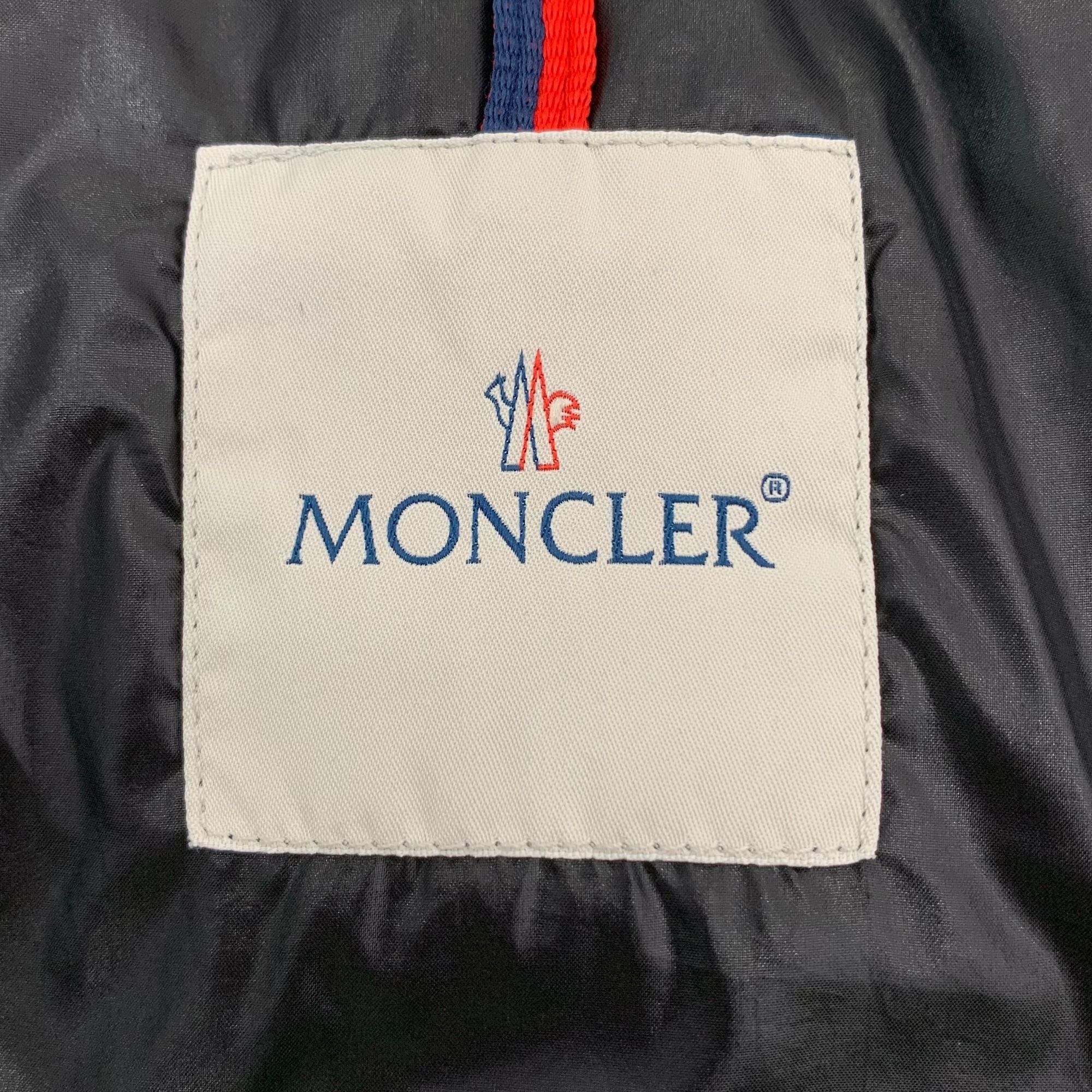 Moncler Moncler Bady Black Logo-Embellished Down Jacket (Size S) Size S / US 4 / IT 40 - 2 Thumbnail