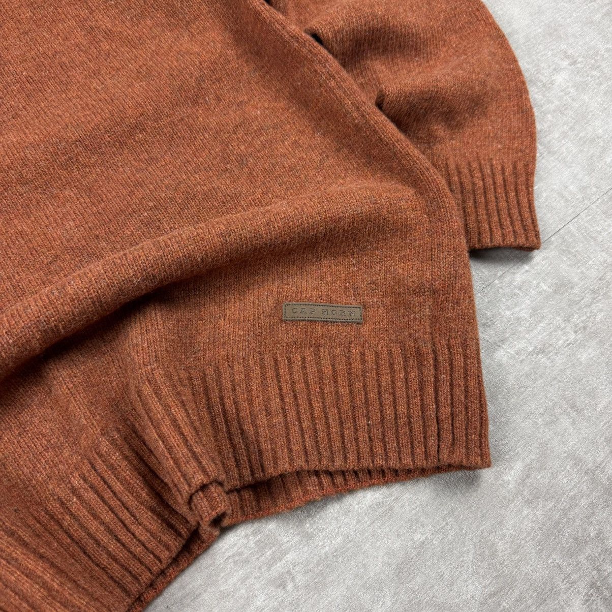 Other Cap Horn Wool 1/4 Zip Sweater Size US L / EU 52-54 / 3 - 2 Thumbnail