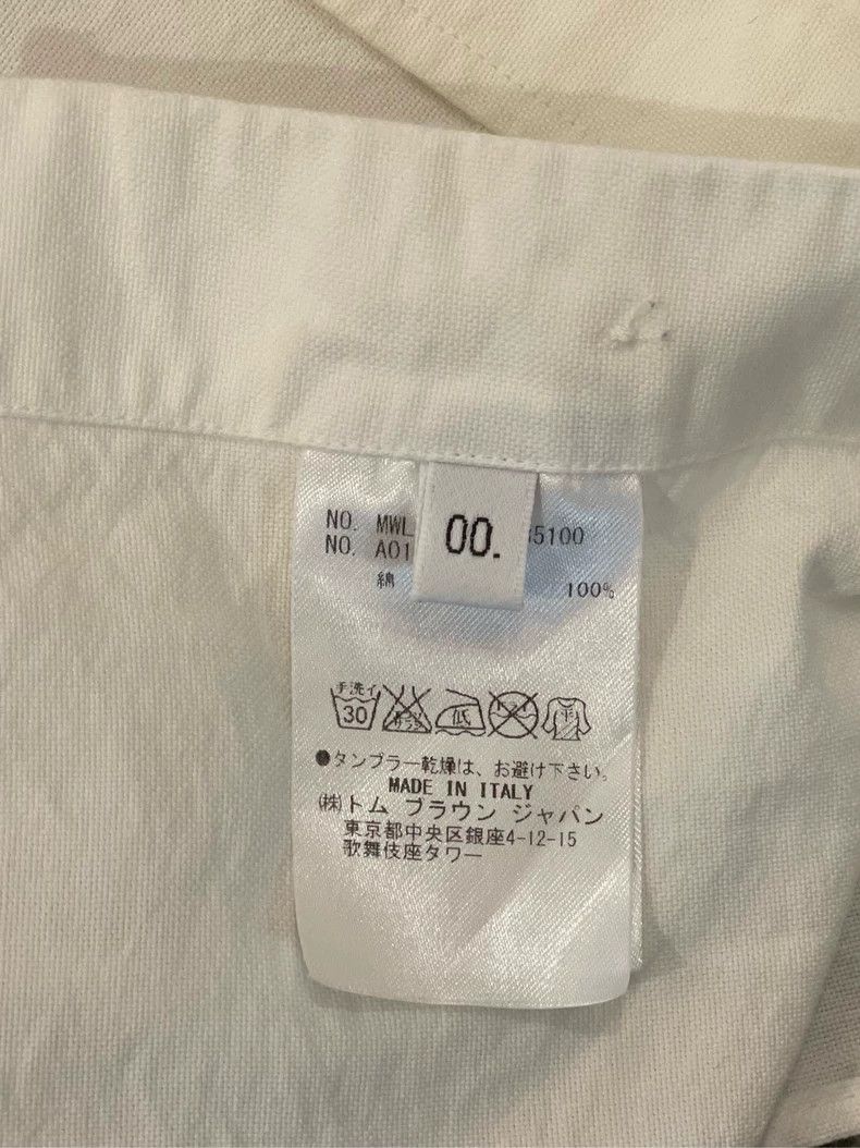 Thom Browne Thom browne Size 00 White large striped shirt 2504-Nextarr Size US XXS / EU 40 - 8 Thumbnail