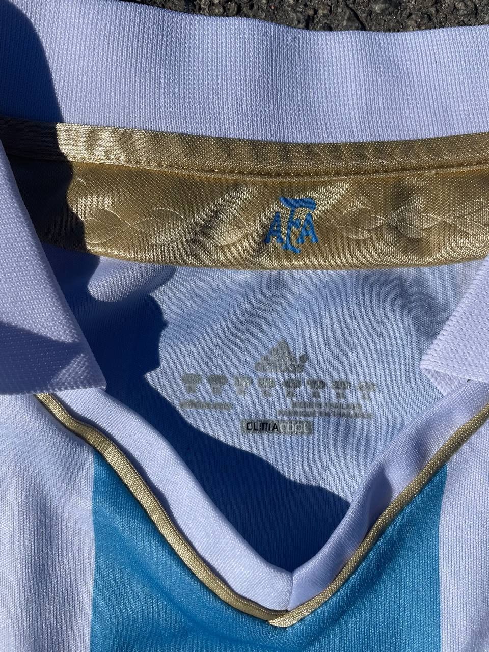 Adidas Adidas Argentina Soccer Jersey 2010 World Cup (Fan Replica) Size US L / EU 52-54 / 3 - 5 Thumbnail