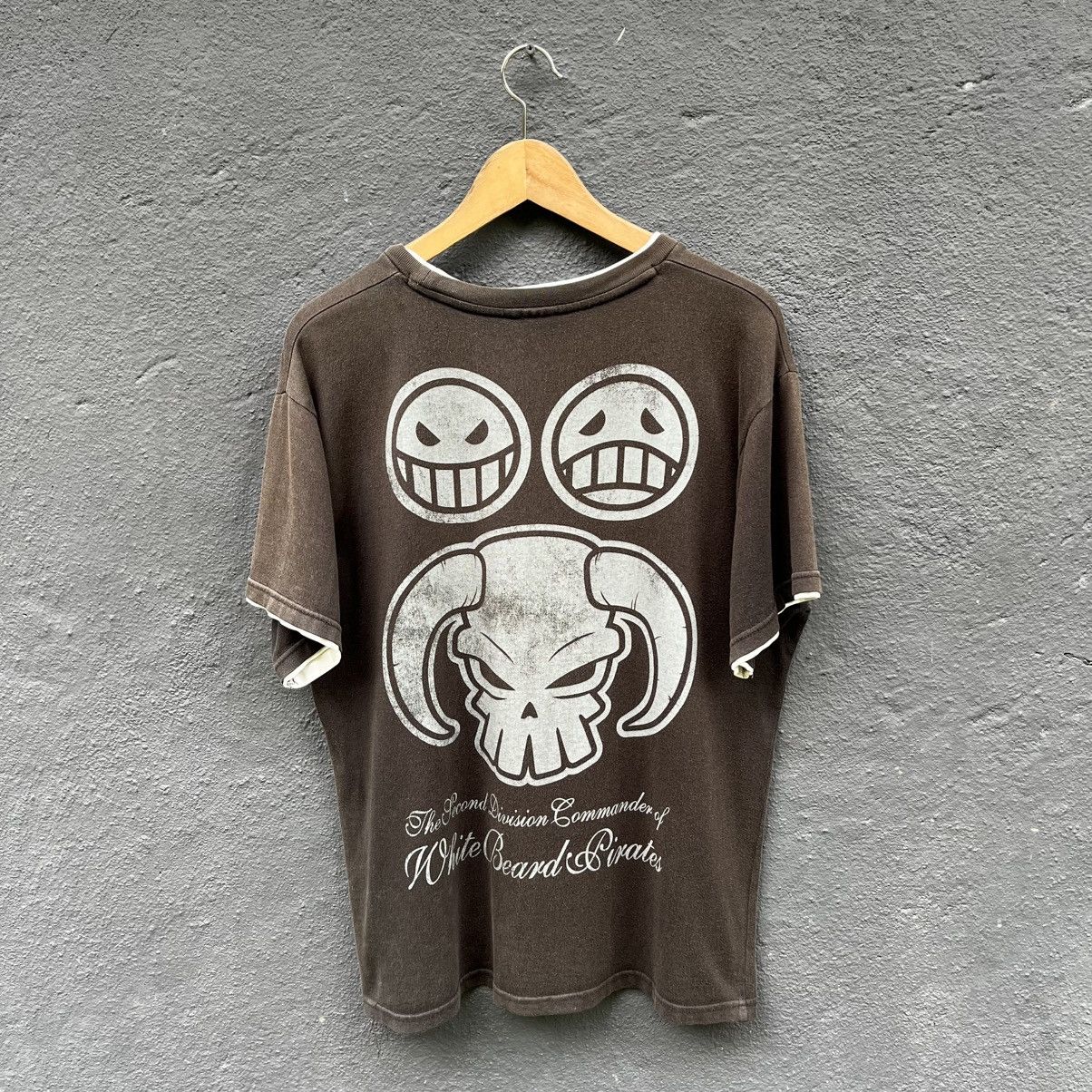 One Piece Thrashed Faded Vintage Ace One Piece Anima Tee Size US L / EU 52-54 / 3 - 3 Thumbnail