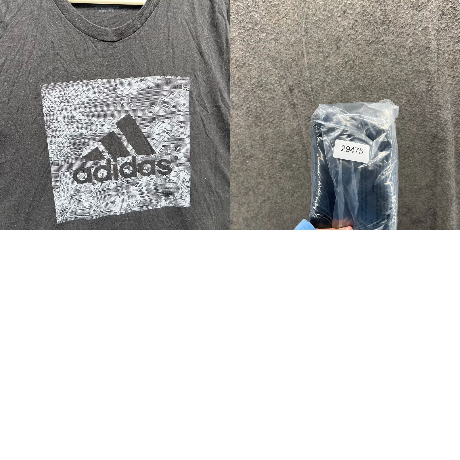Adidas VINTAGE Adidas Shirt Mens 2XL Black Crewneck Amplier Tee Athletic Camouflage Logo Short Sleeve T-Shirt Men Boys? Size US XXL / EU 58 / 5 - 8 Thumbnail