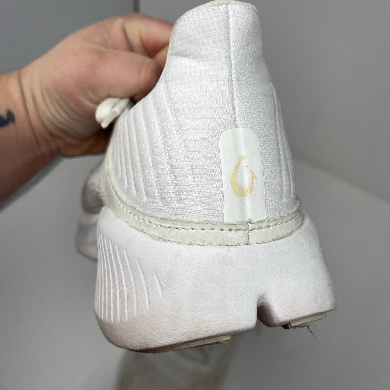 Olukai Olukai Island Hopper Men’s Travel-Ready Sneakers in white Size US 10 / EU 43 - 8 Thumbnail