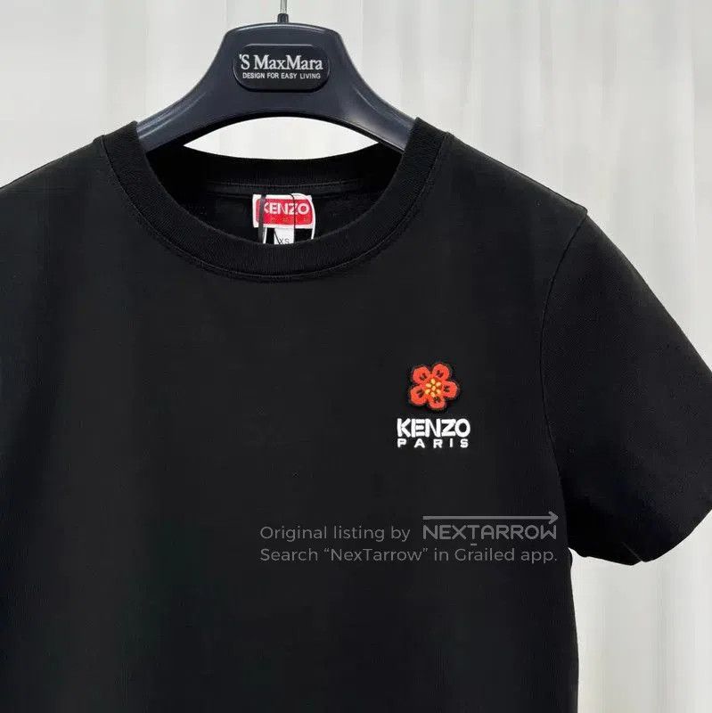 Kenzo KENZO Black Cotton Logo Short Sleeve T-Shirt . Size XS / US 0-2 / IT 36-38 - 3 Thumbnail