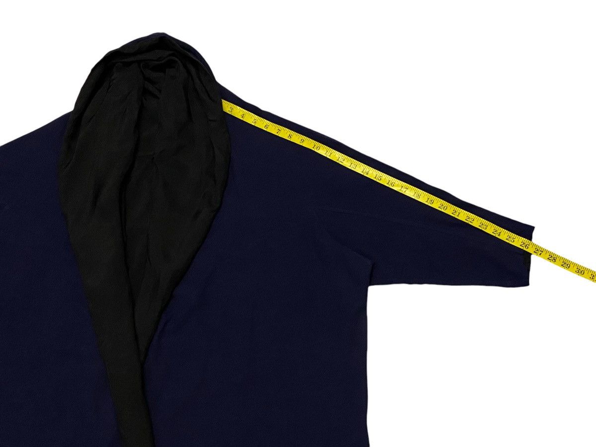Y's × Yohji Yamamoto Y’s Yohji Yamamoto Navy Blue Cardigan Hoodie Size M / US 6-8 / IT 42-44 - 15 Thumbnail