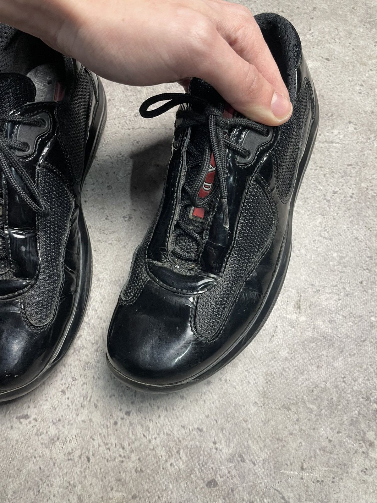 Prada Vintage Prada Americas Cup Rare Black sneakers shoes EU37 Size US 7 / IT 37 - 8 Thumbnail