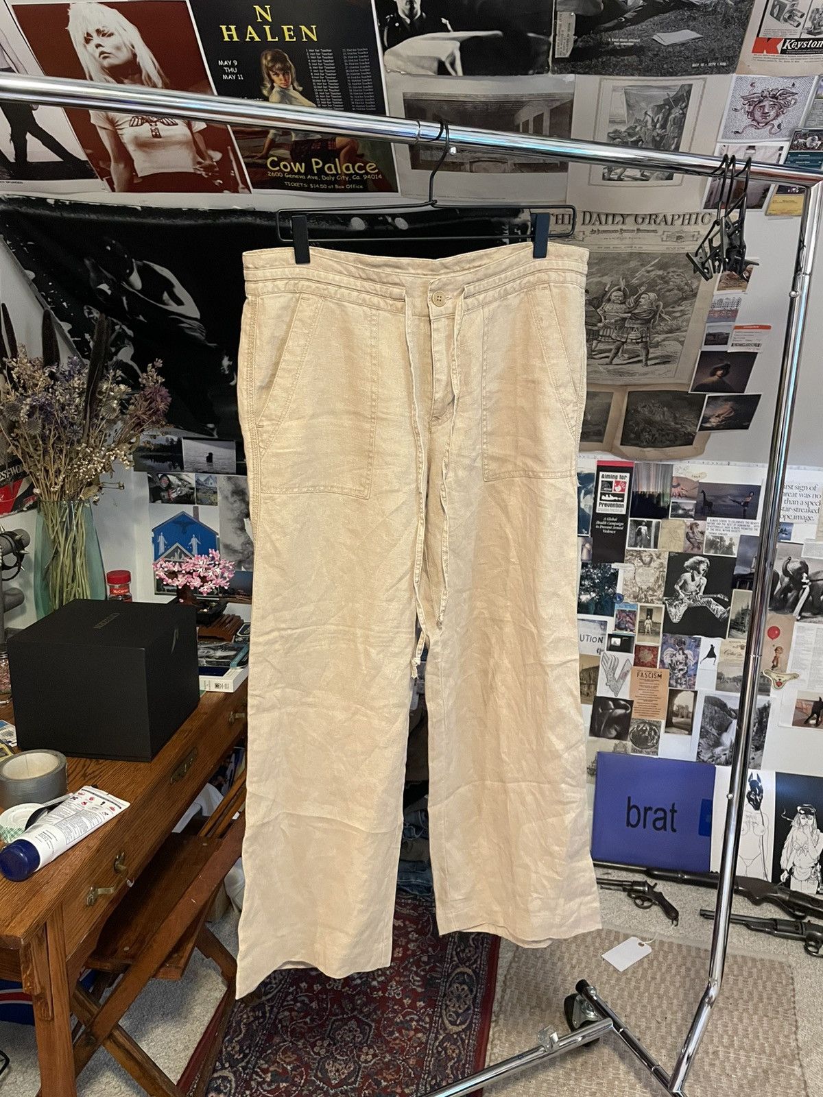 Ralph Lauren Ralph Lauren flared linen pants Size 27" / US 4 / IT 40 - 1 Thumbnail