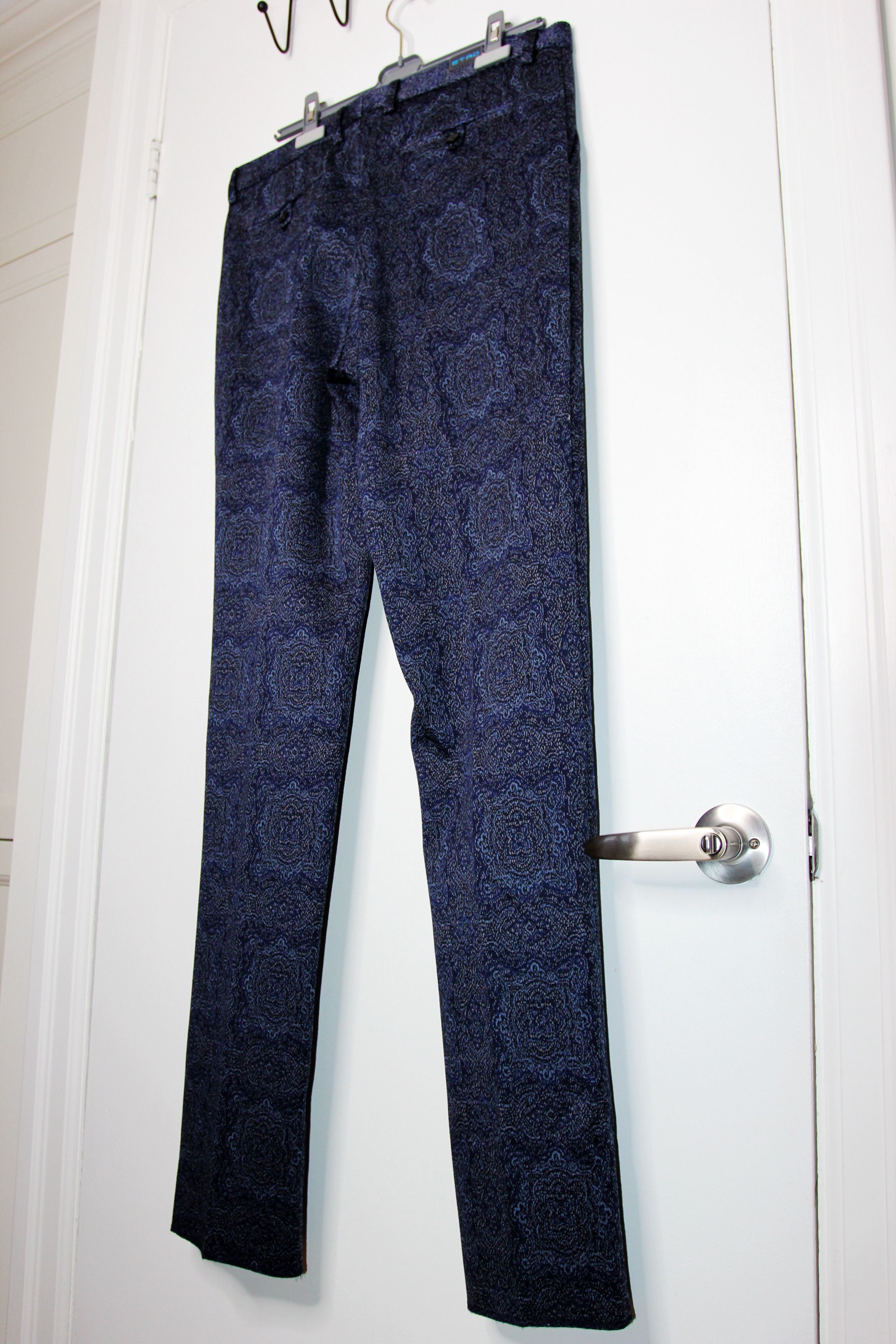 Etro BNWT AW25 ETRO PATTERNED JACQUARD TAILORED PANTS 52 Size US 36 / EU 52 - 7 Thumbnail