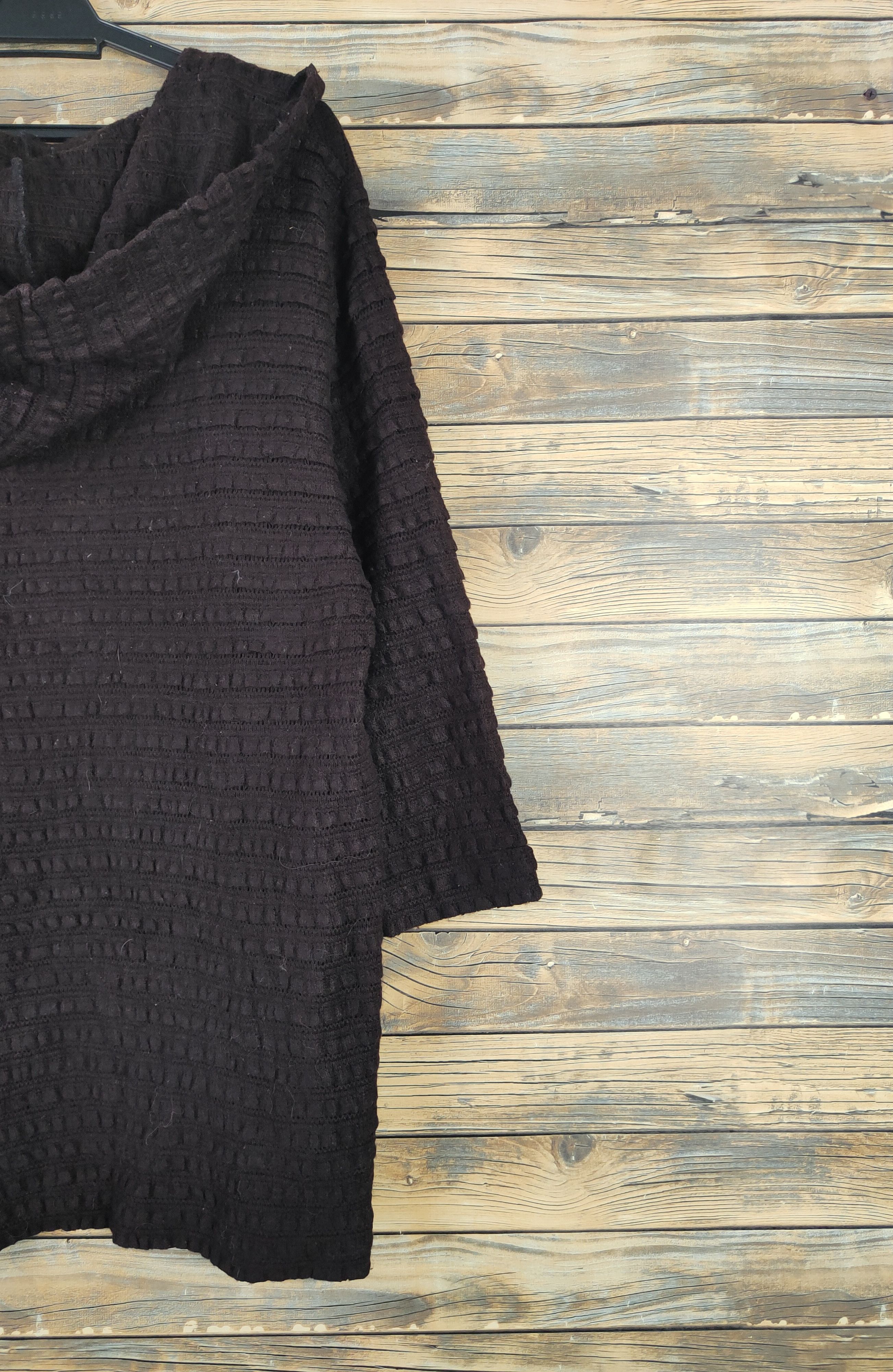 Vintage Japanese Brand Brown Hoodie Knitwear Long Cardigan #W2128 Size US L / EU 52-54 / 3 - 9 Thumbnail