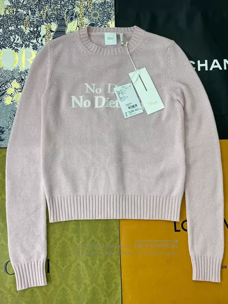 Dior Dior 26 new pink cashmere knitwear Size XXS / US 00 / IT 34 - 1 Thumbnail