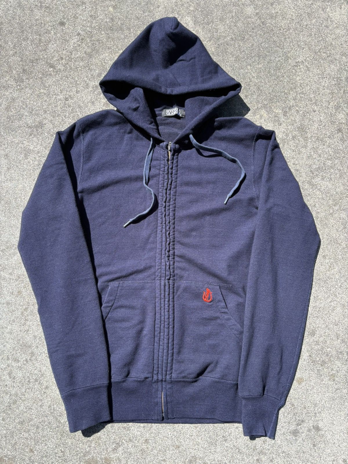 Hysteric Glamour Hysteric Glamour Navy Zip-Up Size US M / EU 48-50 / 2 - 2 Thumbnail
