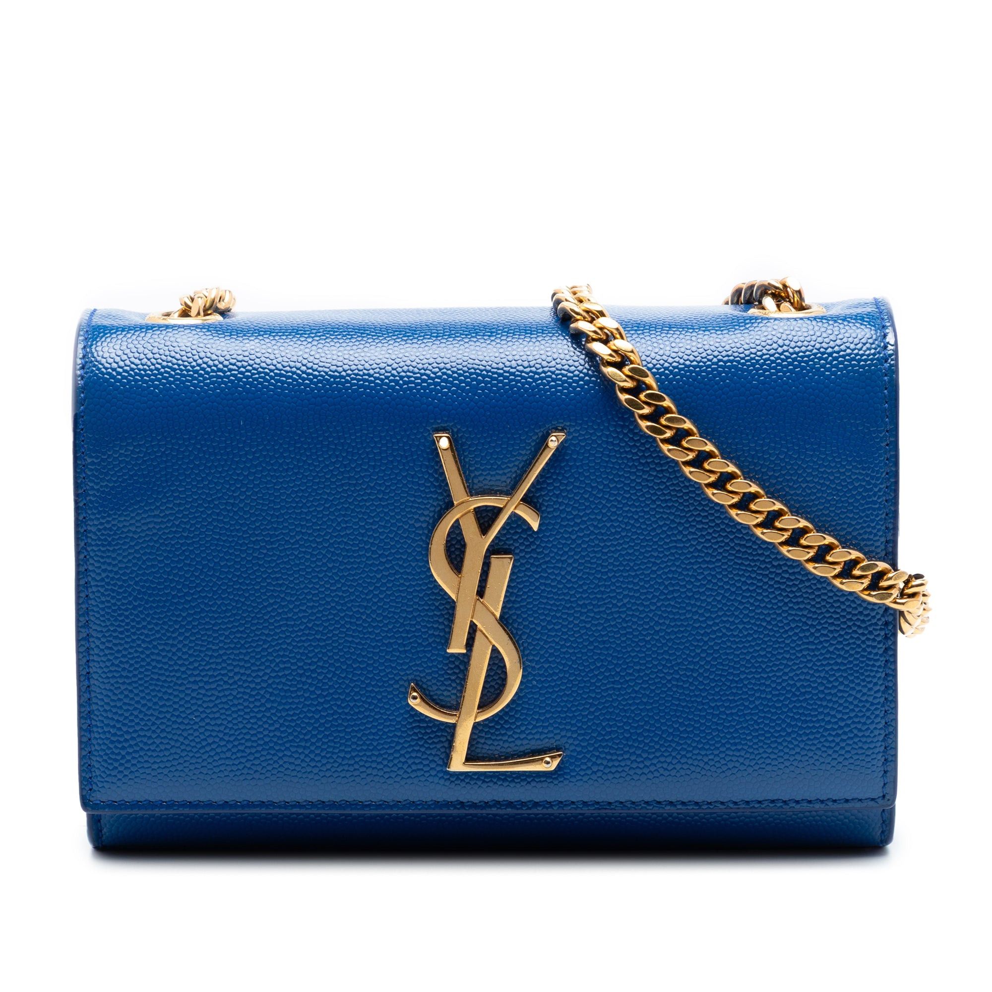 Saint Laurent Paris Grain De Poudre Monogram Kate Crossbody Size ONE SIZE - 1 Thumbnail