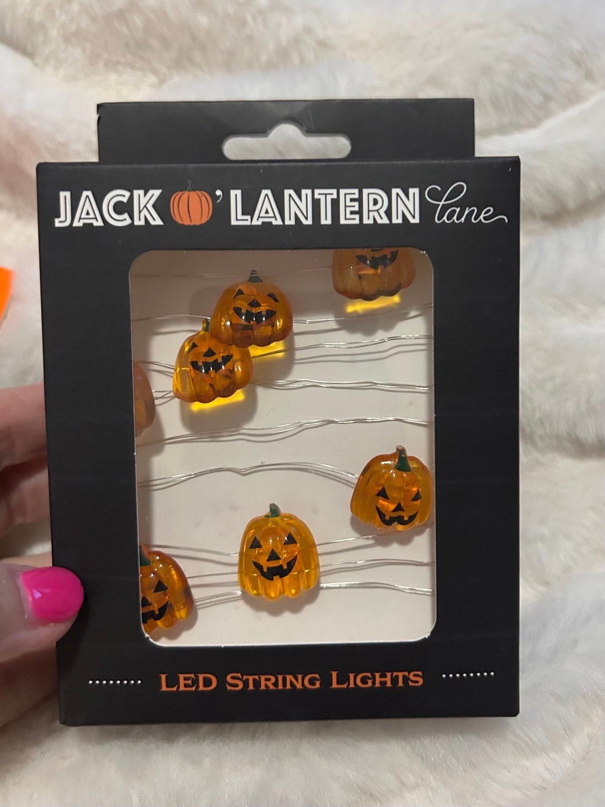 Other Halloween LED Pumpkin String Lights 20 lights Size ONE SIZE - 2 Thumbnail