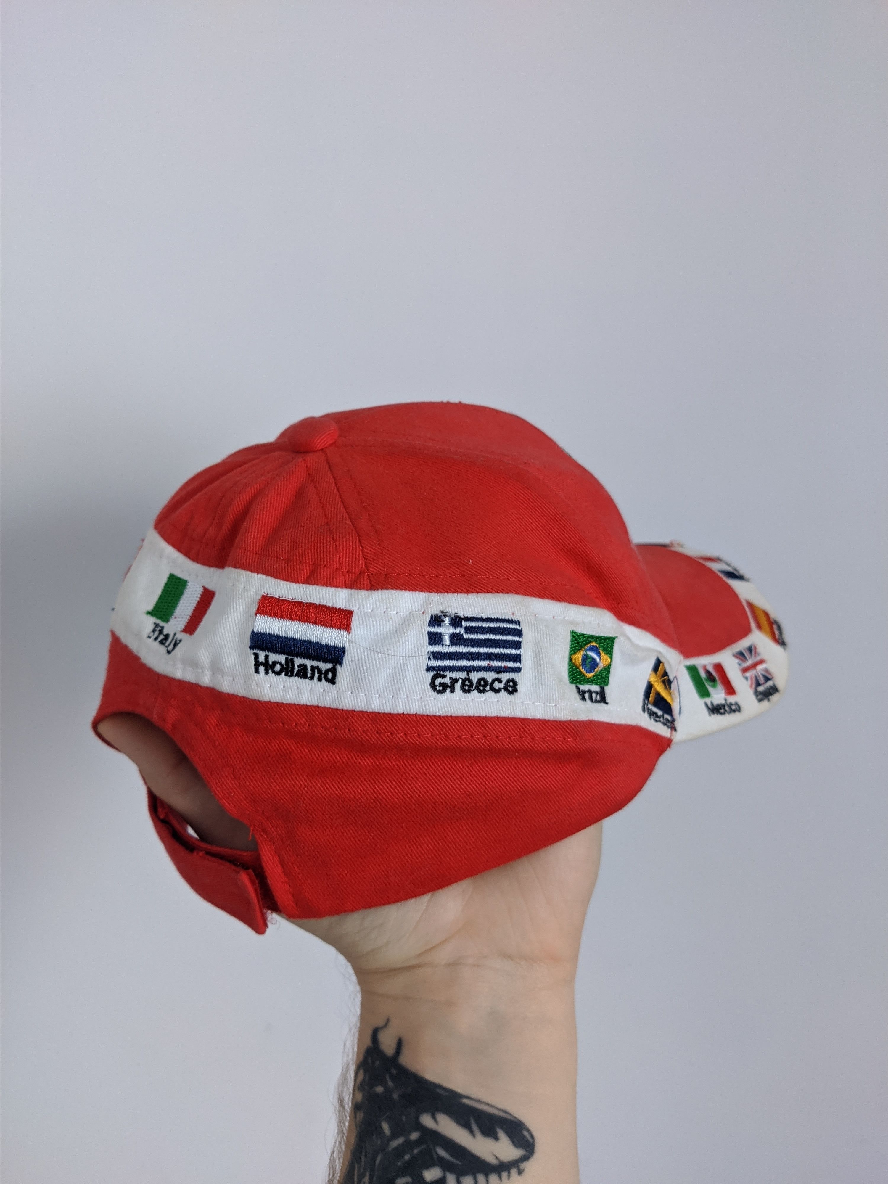 Vintage Vintage racing cap hat y2k italia Size ONE SIZE - 7 Thumbnail