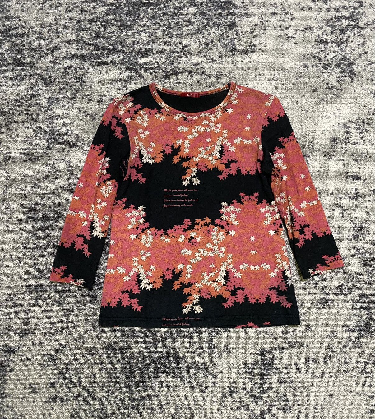 Hysteric Glamour × If Six Was Nine × Japanese Brand Y2k Ewt sakura style longsleeve Size M / US 6-8 / IT 42-44 - 1 Thumbnail