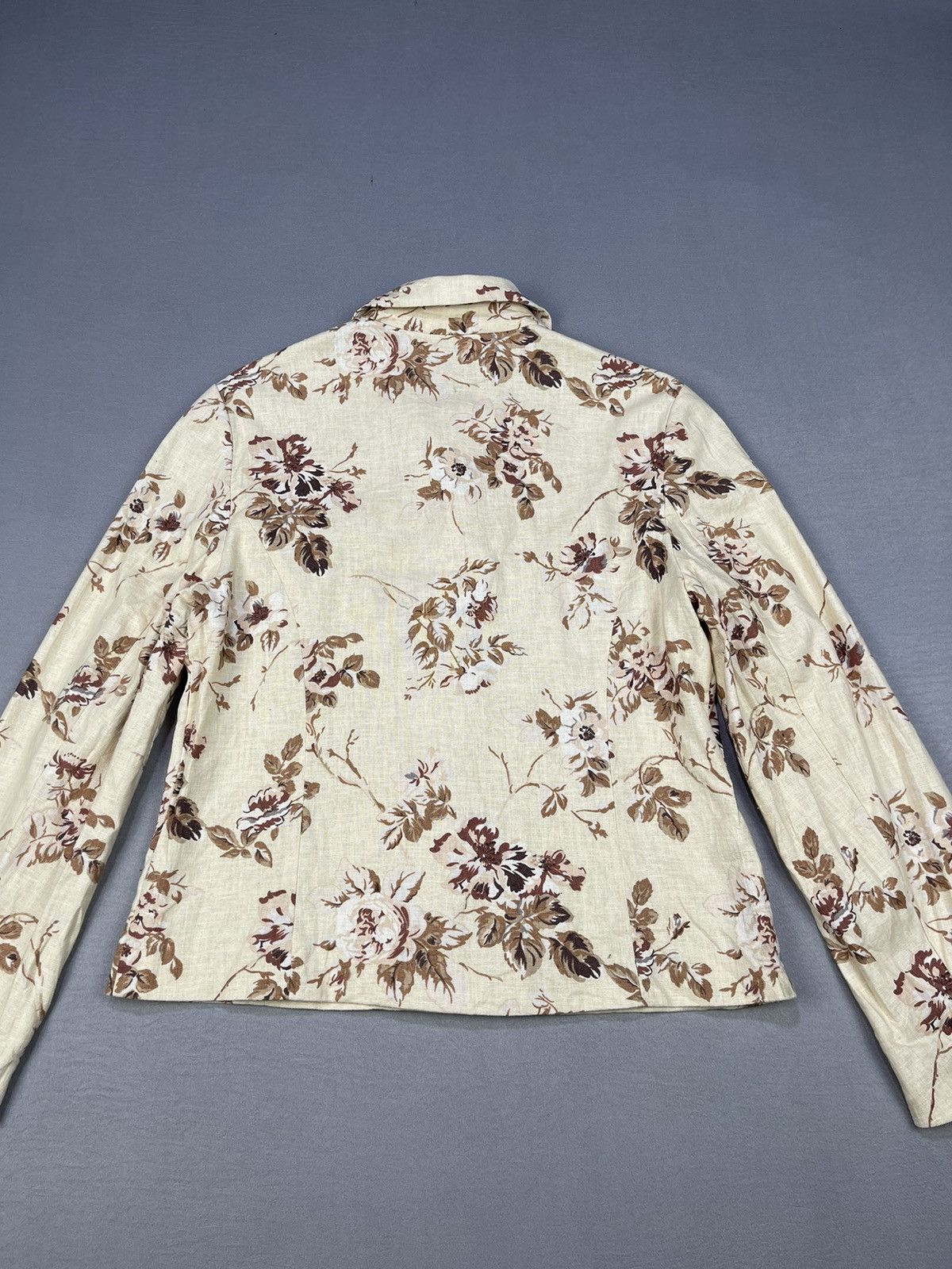 Laura Ashley LAURA ASHLEY FLORAL CROP TOP BLOUSE Size M / US 6-8 / IT 42-44 - 8 Thumbnail