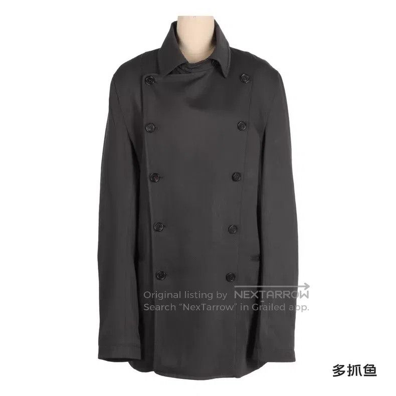 Ann Demeulemeester Ann Demeulemeester Double-Breasted Classic Trench Coat for Size XS / US 0-2 / IT 36-38 - 6 Thumbnail