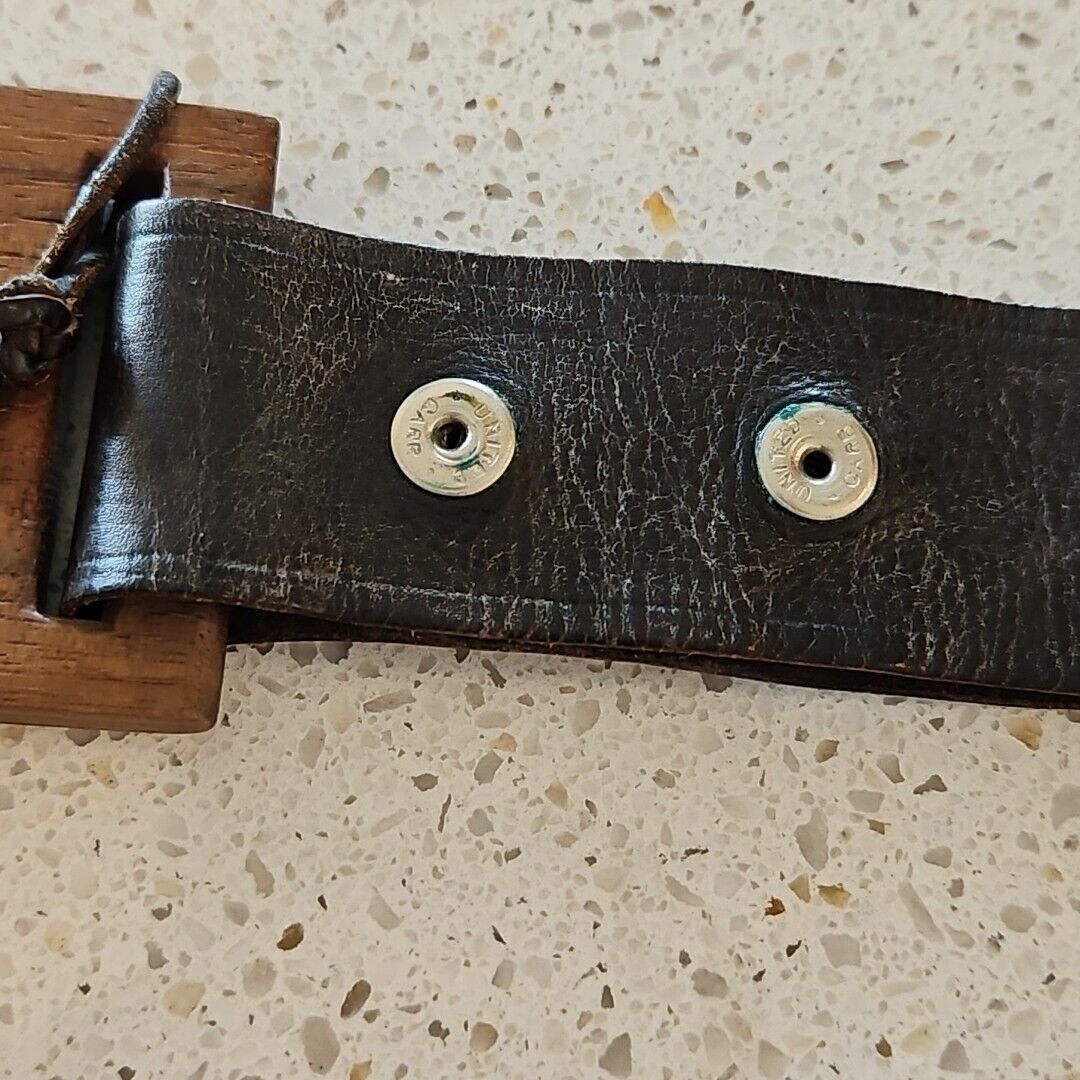 Handmade Western Elk Hide Leather Belt Lot 2 Buckskin Pouch Whip Stit Size ONE SIZE - 23 Thumbnail