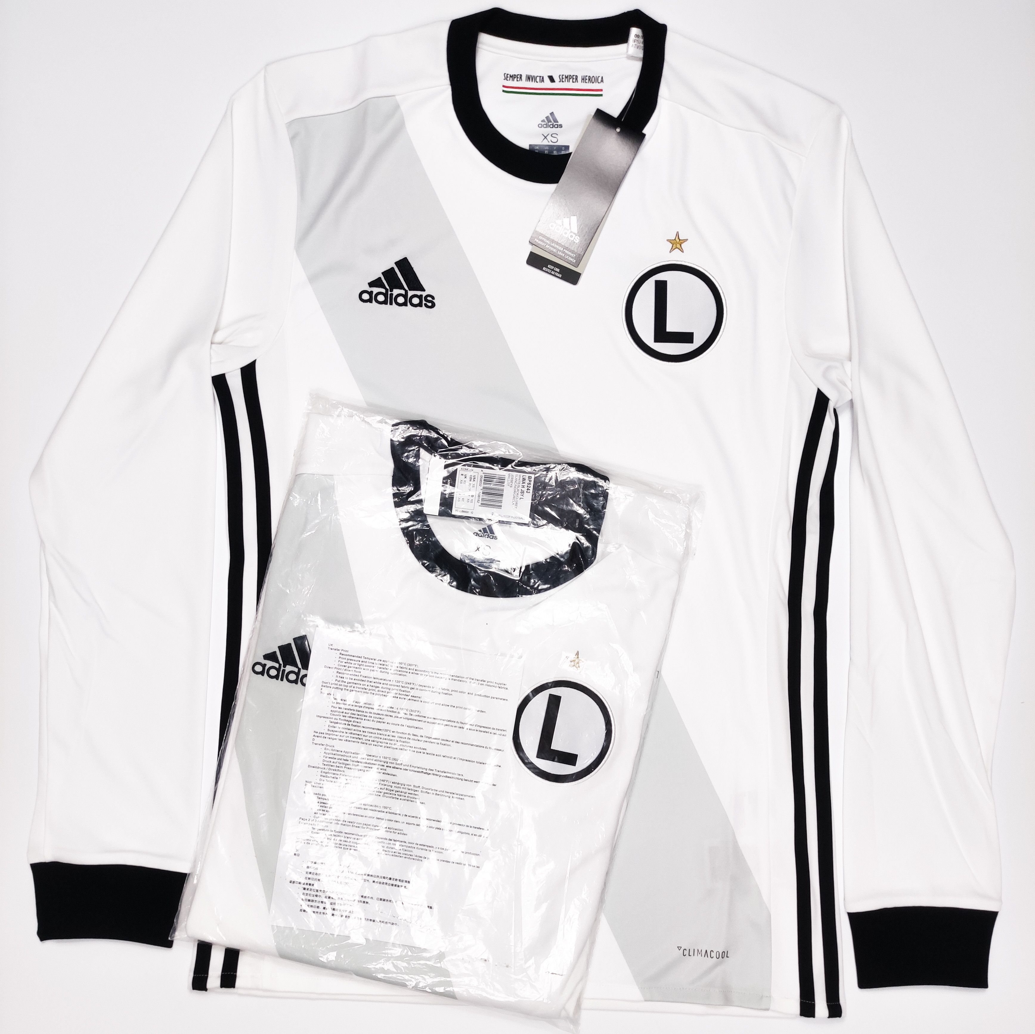Adidas BNWT Legia Warszawa Adidas 2017 2018 2019 Home Shirt Size US XS / EU 42 / 0 - 1 Thumbnail