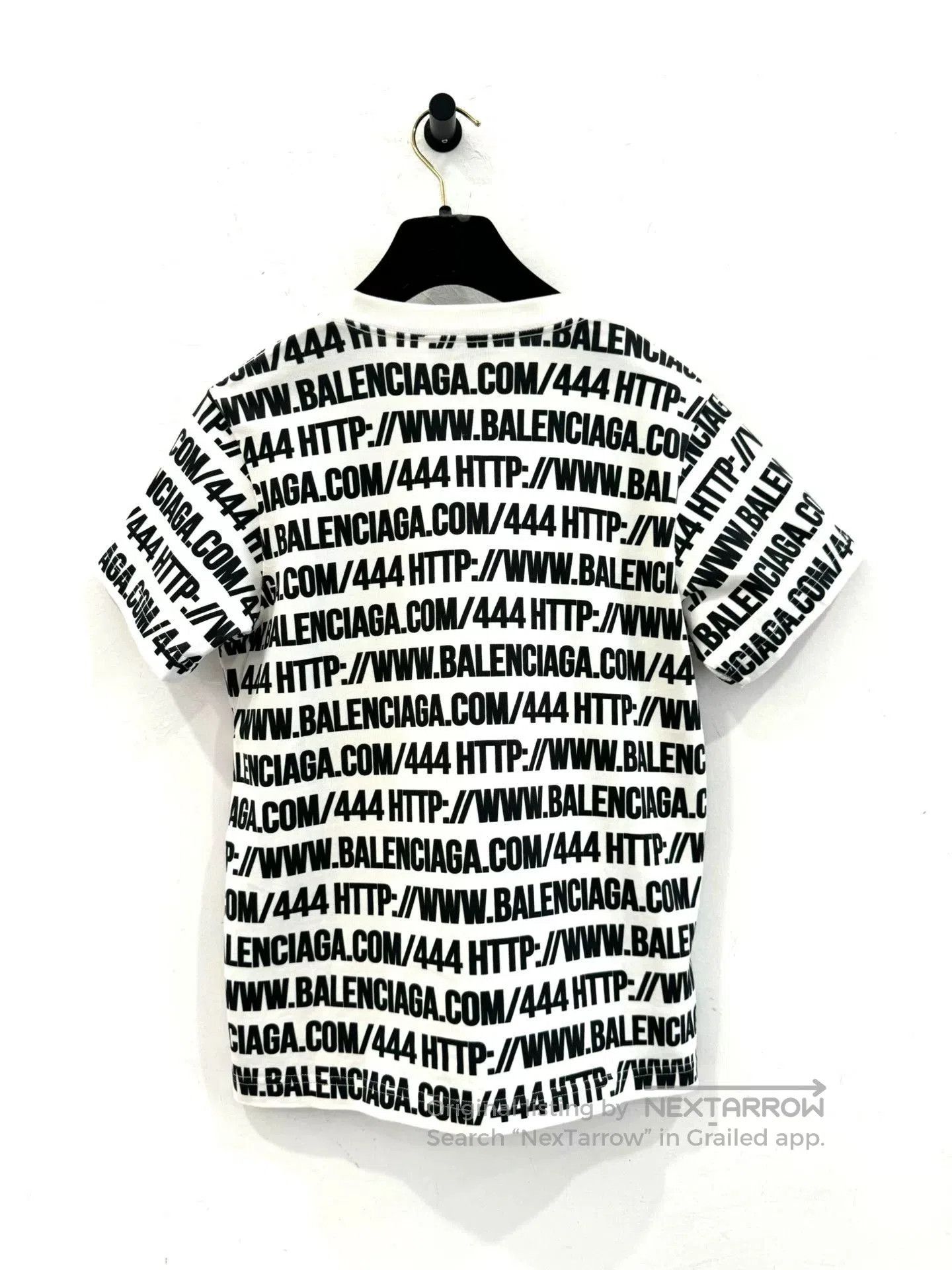 Balenciaga Balenciaga Logo Print Women's Short Sleeve Tee. Size M / US 6-8 / IT 42-44 - 3 Thumbnail