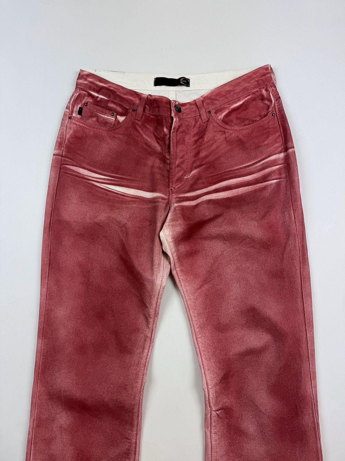 Just Cavalli Vintage Y2K Just Cavalli Gradient Flare Women’s Pants Size 32" / US 10 / IT 46 - 4 Thumbnail