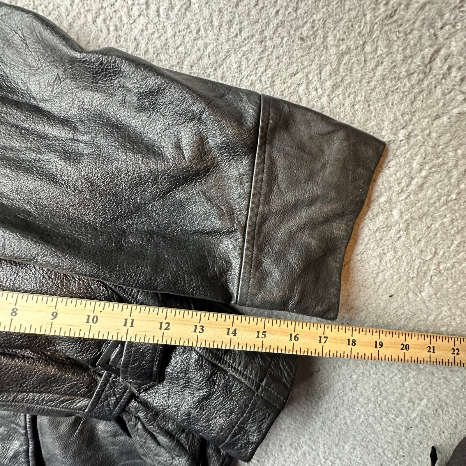 Wilsons Leather Wilsons Leather Jacket Coat Men XL Pockets Black Quilt Lined Size US XL / EU 56 / 4 - 6 Thumbnail