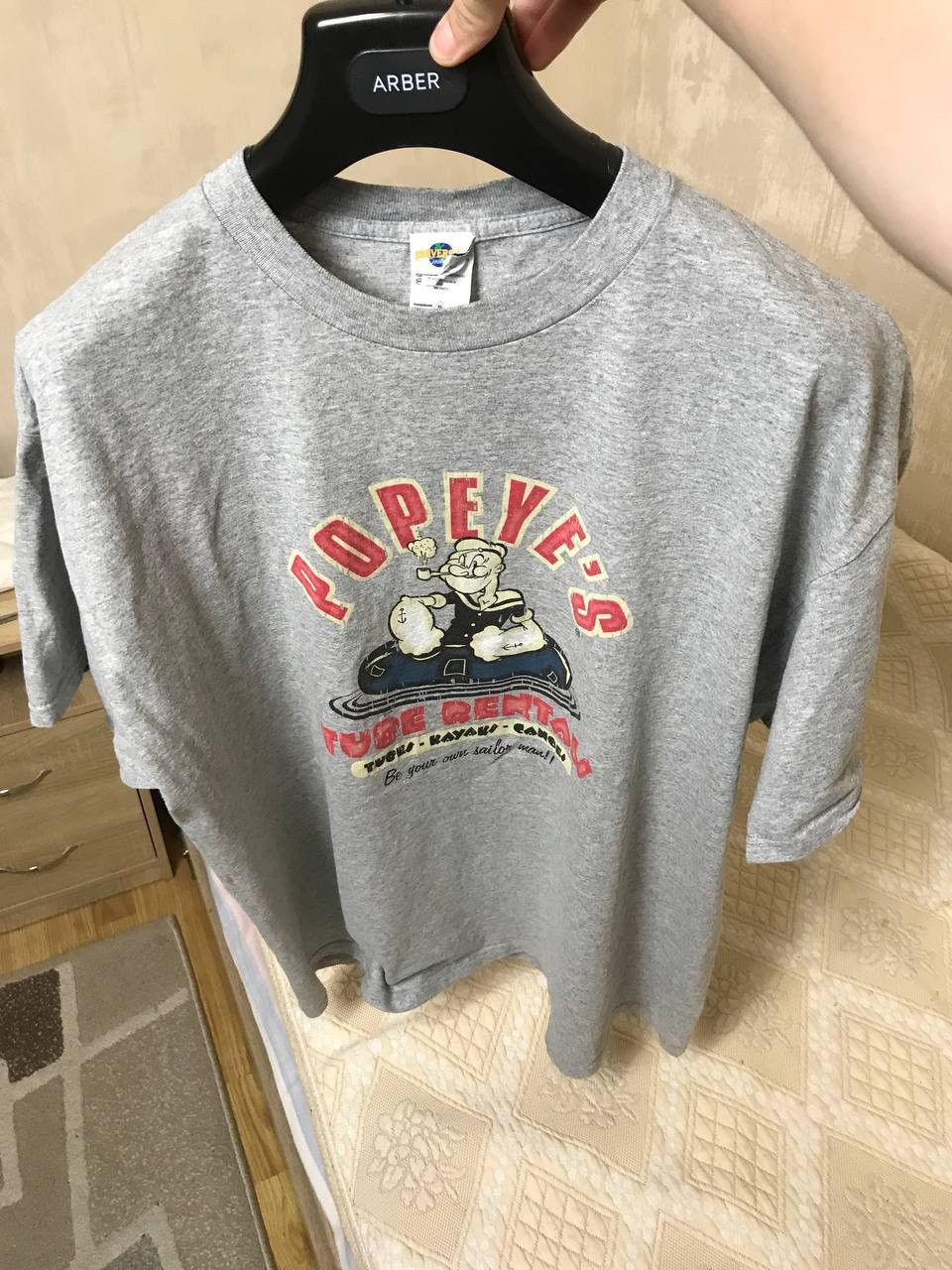 Universal Studios 🔥 Popeye Universal Studios Cartoon 90s T Shirt USA Vintage Size US XL / EU 56 / 4 - 6 Thumbnail