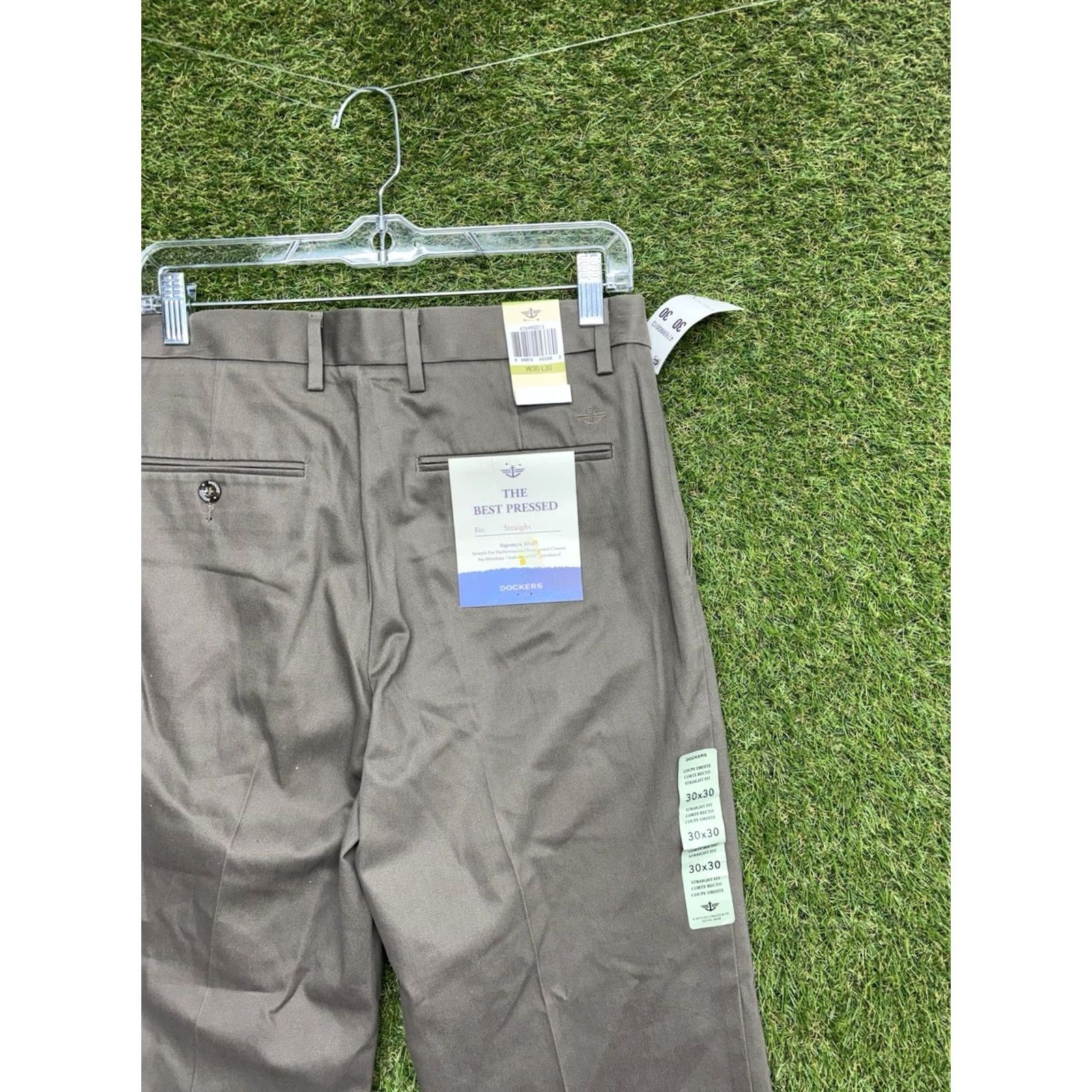 Dockers DOCKERS Chino Pants Mens 30x30 Best Pressed Khakis Straight Leg Brown NEW Pants Size US 30 / EU 46 - 3 Thumbnail