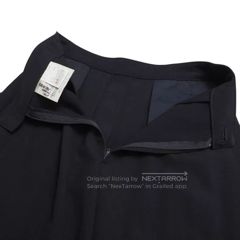 Comme des Garcons Comme des Garcons size F Early Black Wool Pleated Long Ski Size 22" - 5 Thumbnail