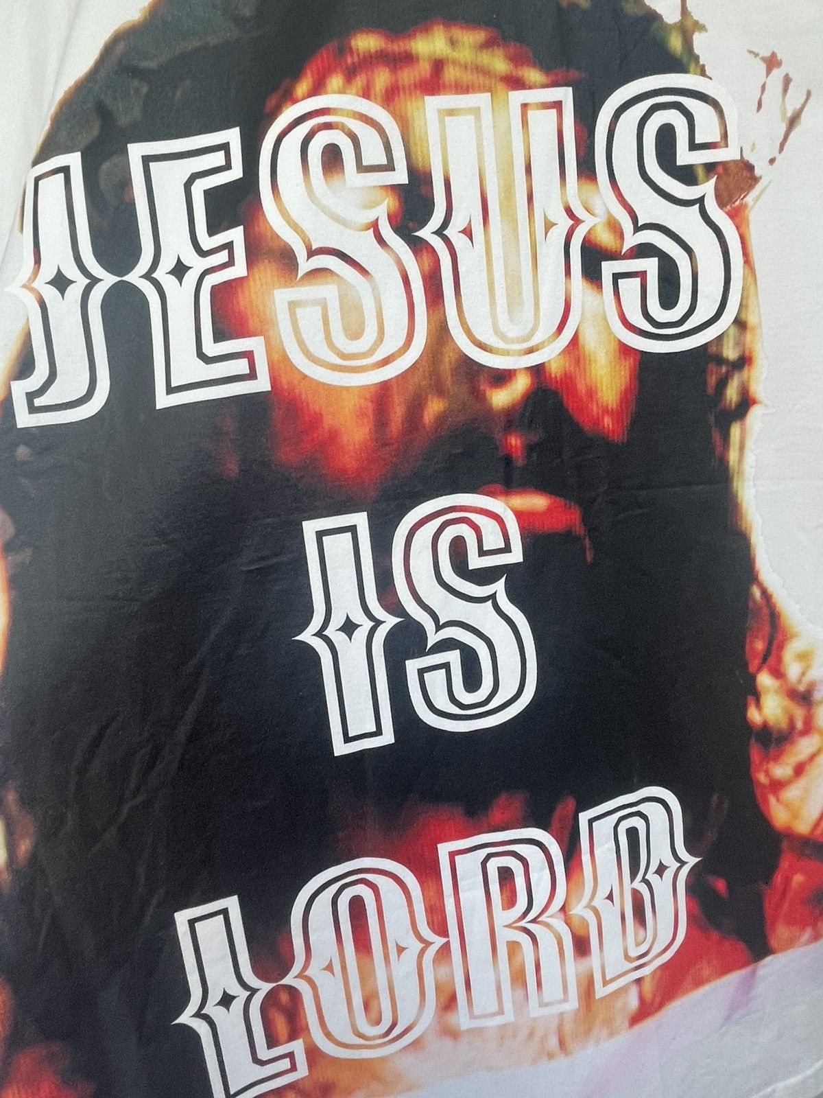 Givenchy Givenchy 1 of 1 Jesus T Shirt Size US XL / EU 56 / 4 - 4 Thumbnail