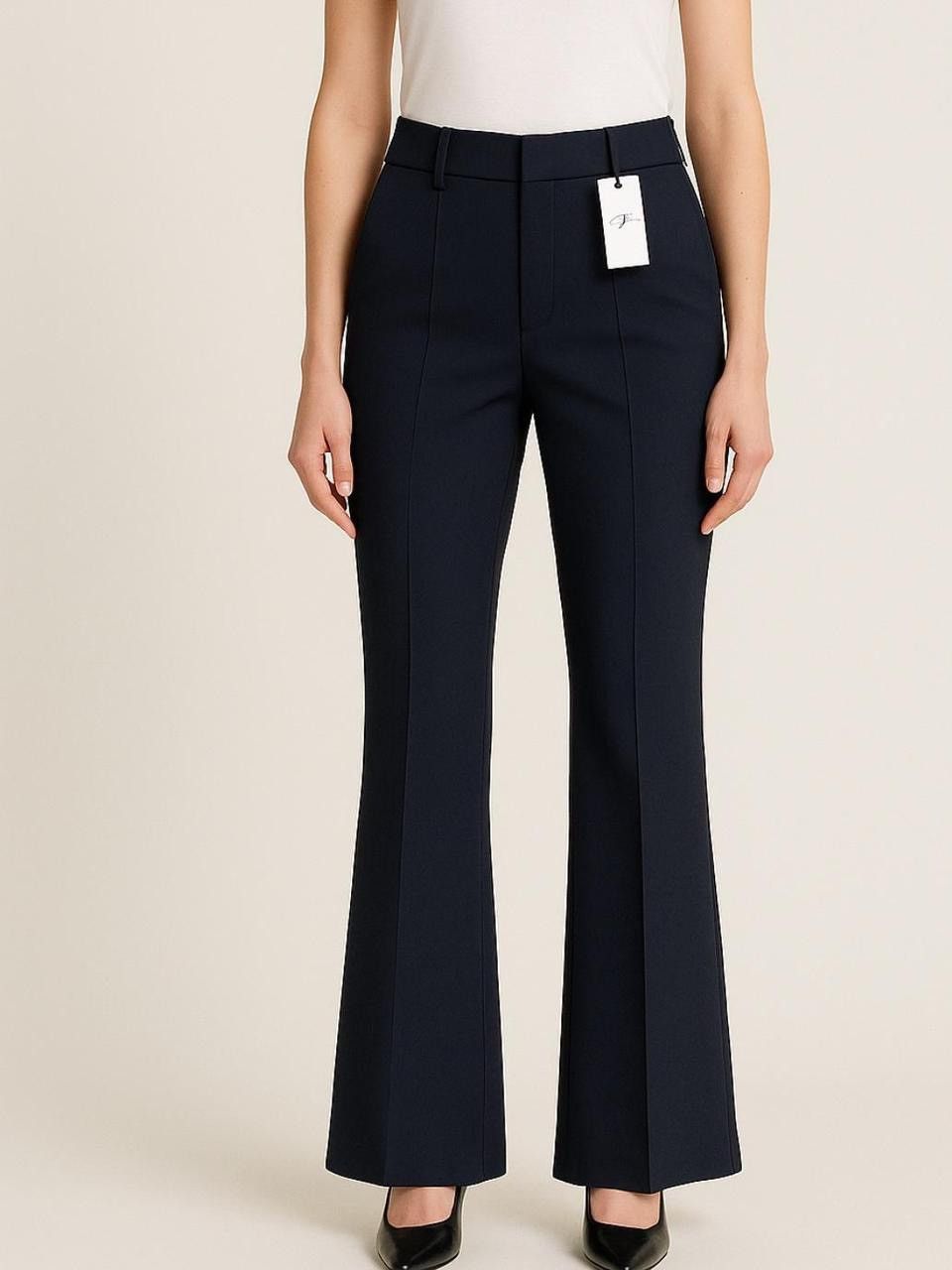 7 For All Mankind 7 For All Mankind Women’s High-Waisted Front Pleat Pants Size 30" / US 8 / IT 44 - 1 Thumbnail