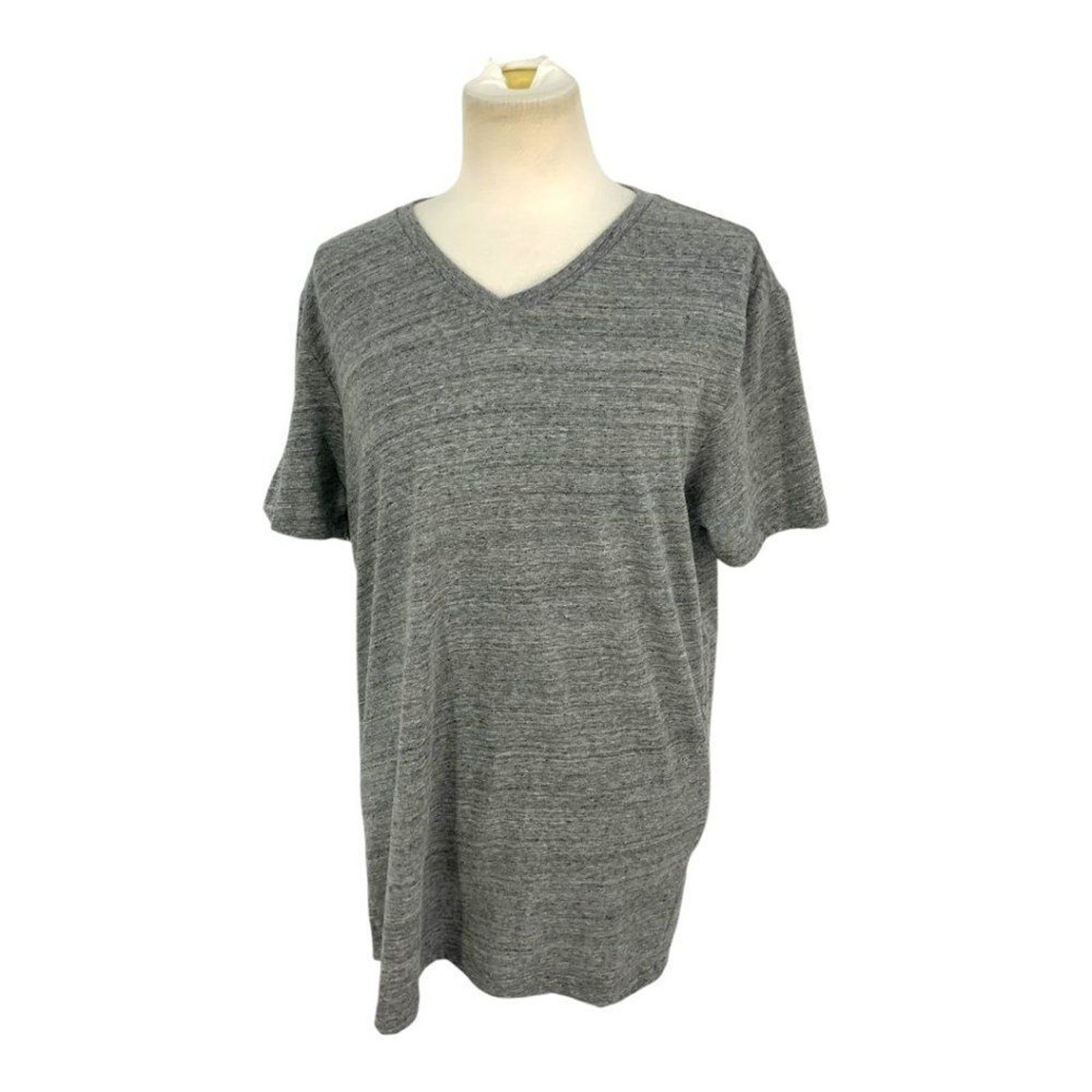Marine Layer Marine Layer Short Sleeve V Neck T Shirt Gray Size Medium Size US M / EU 48-50 / 2 - 1 Thumbnail