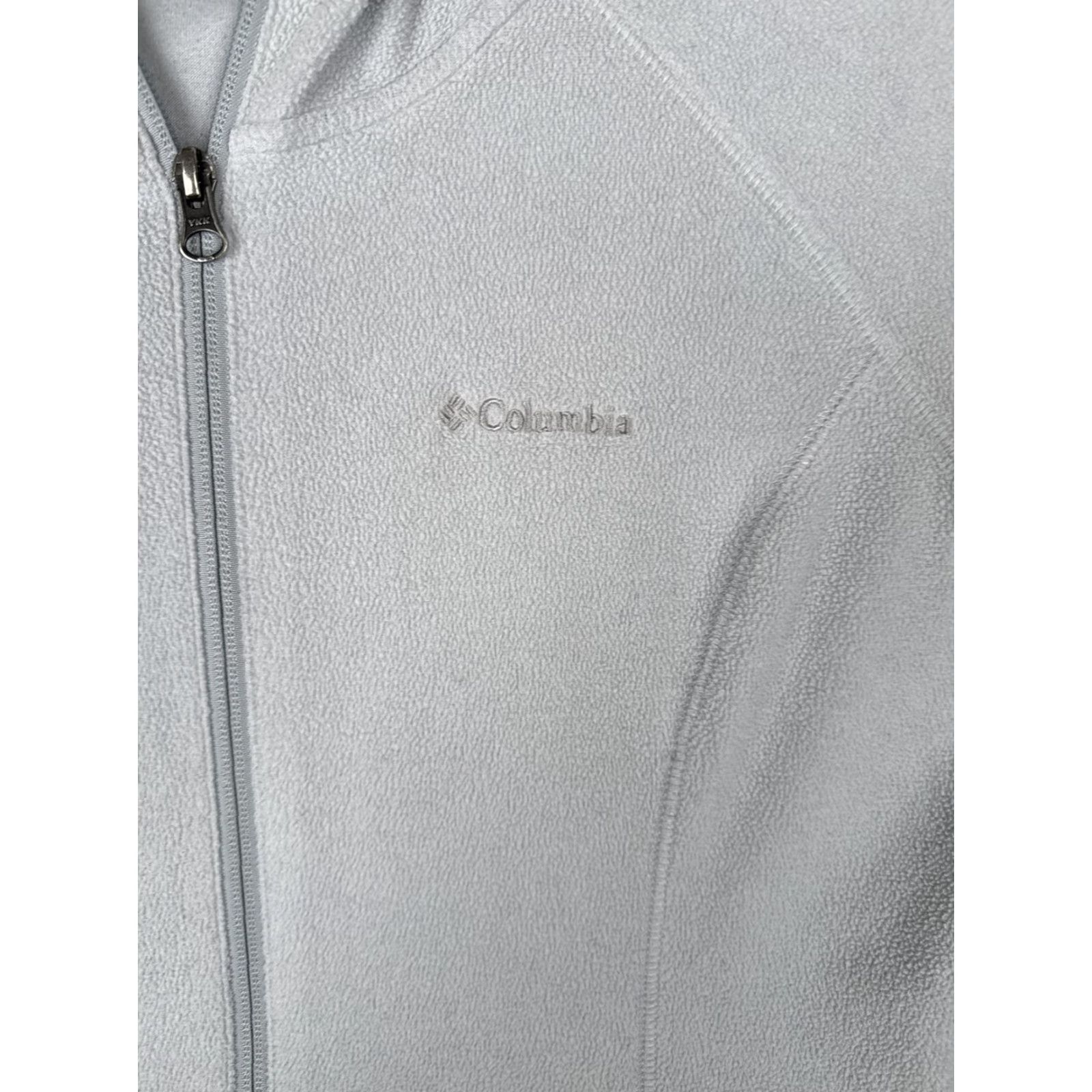 Vintage Columbia Jacket Womens S Gray Fleece Hooded Full Zip Outdoor Hiking Pockets Size S / US 4 / IT 40 - 6 Thumbnail