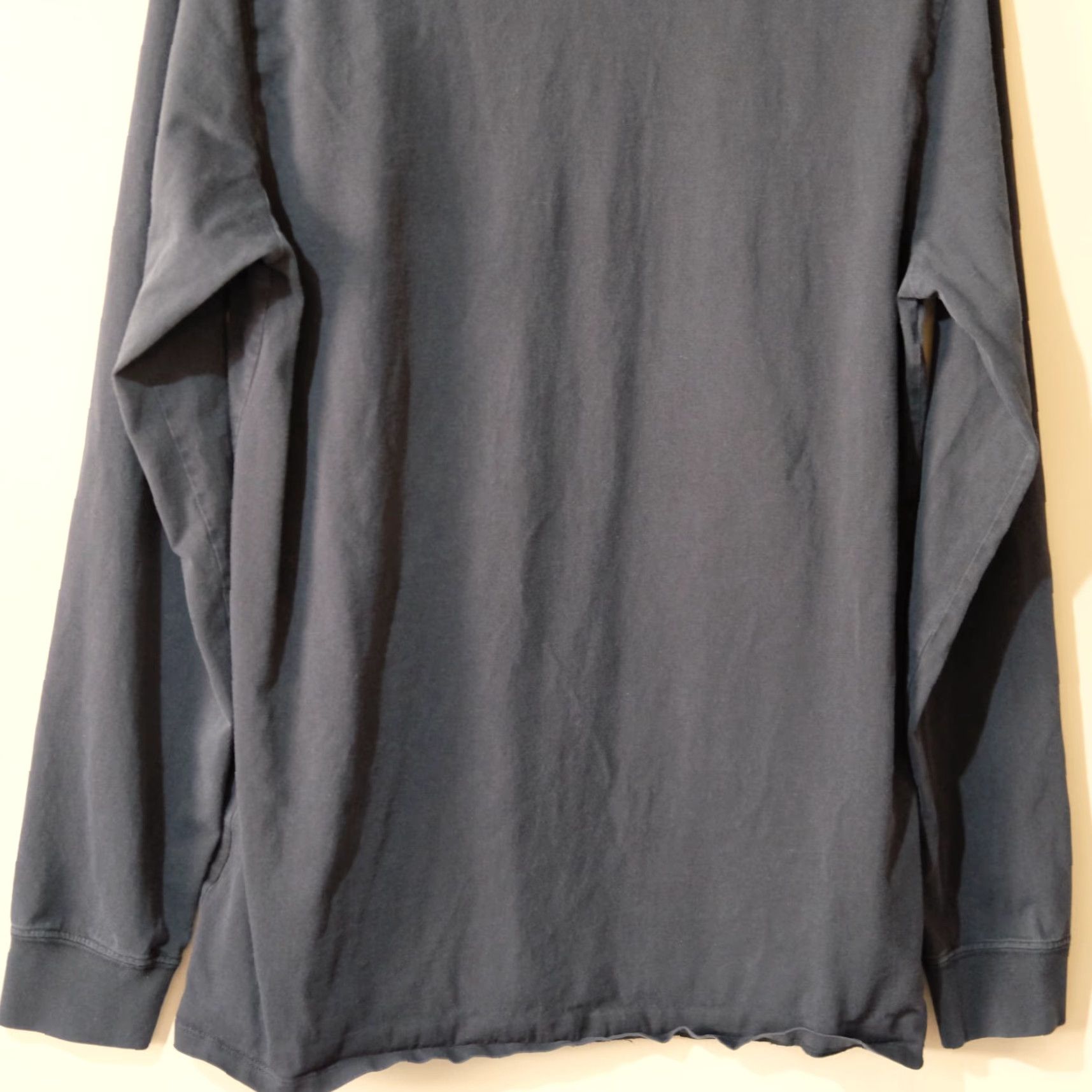 Nike Nike Tee Long Sleeve Shirt Mens L Black Logo 100% Cotton Regular Crew Neck Lightweight Fall Winter Spring Size US L / EU 52-54 / 3 - 6 Thumbnail
