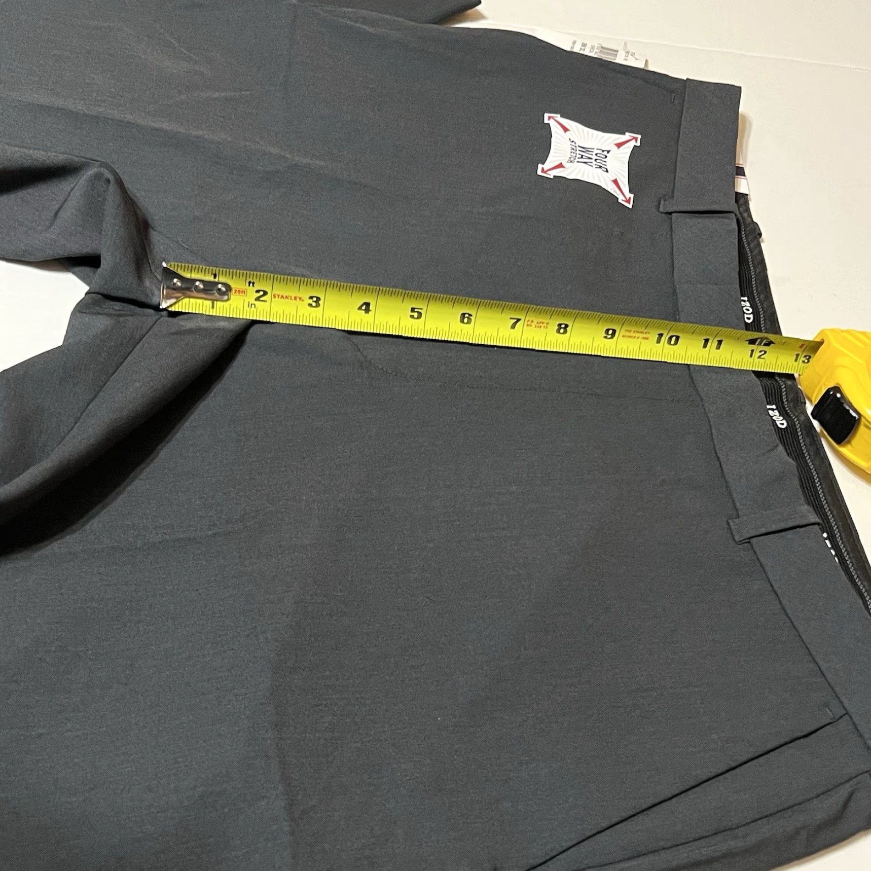 Izod IZOD Dress Pants Men's 36x32 Gray Dark Performance Stretch Comfort Straight NWT Size US 36 / EU 52 - 4 Thumbnail